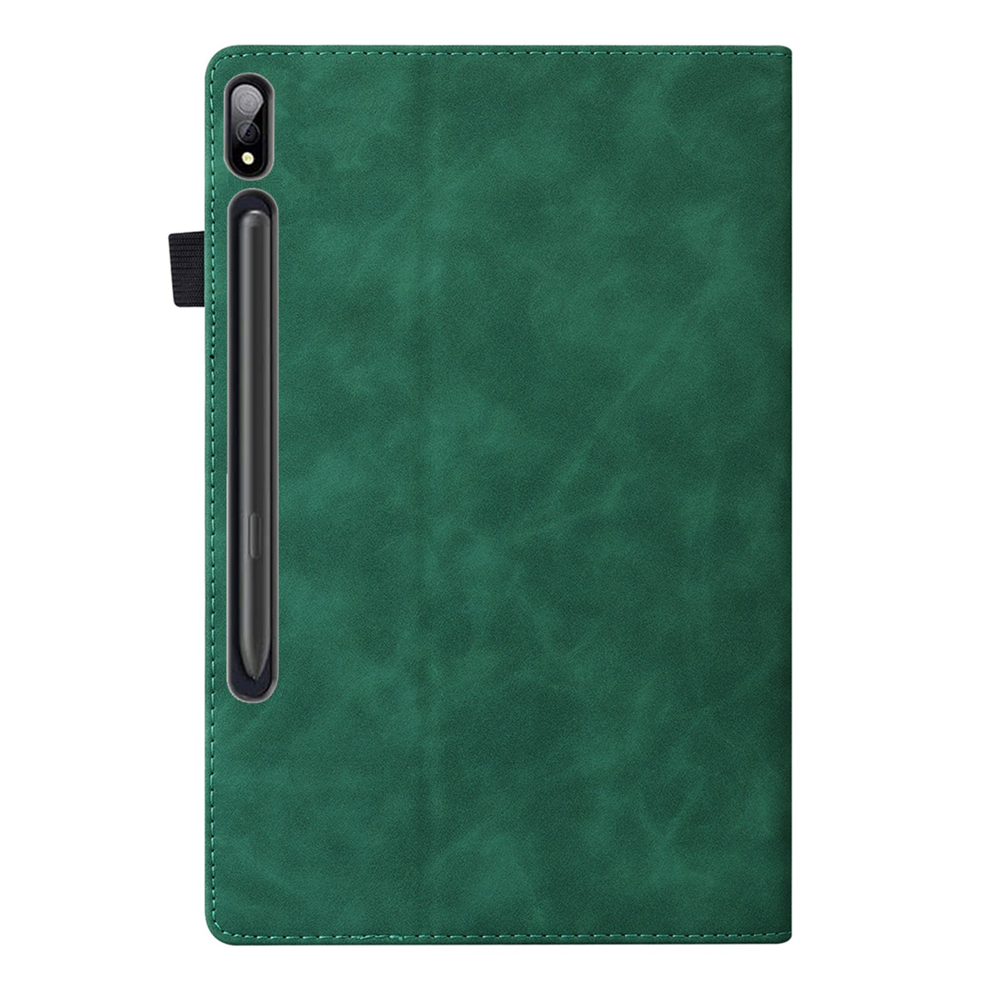 For Samsung Galaxy Tab S9+ Wallet Tablet Case Business PU Leather Stand Pencil Holder Loop Stand Cover