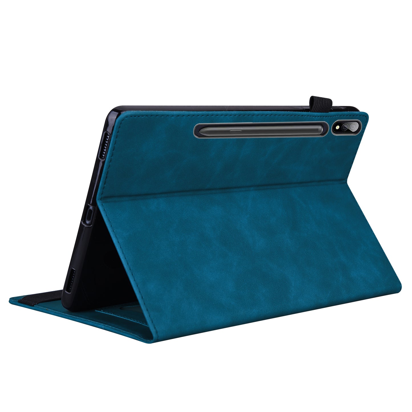 For Samsung Galaxy Tab S9+ Wallet Tablet Case Business PU Leather Stand Pencil Holder Loop Stand Cover