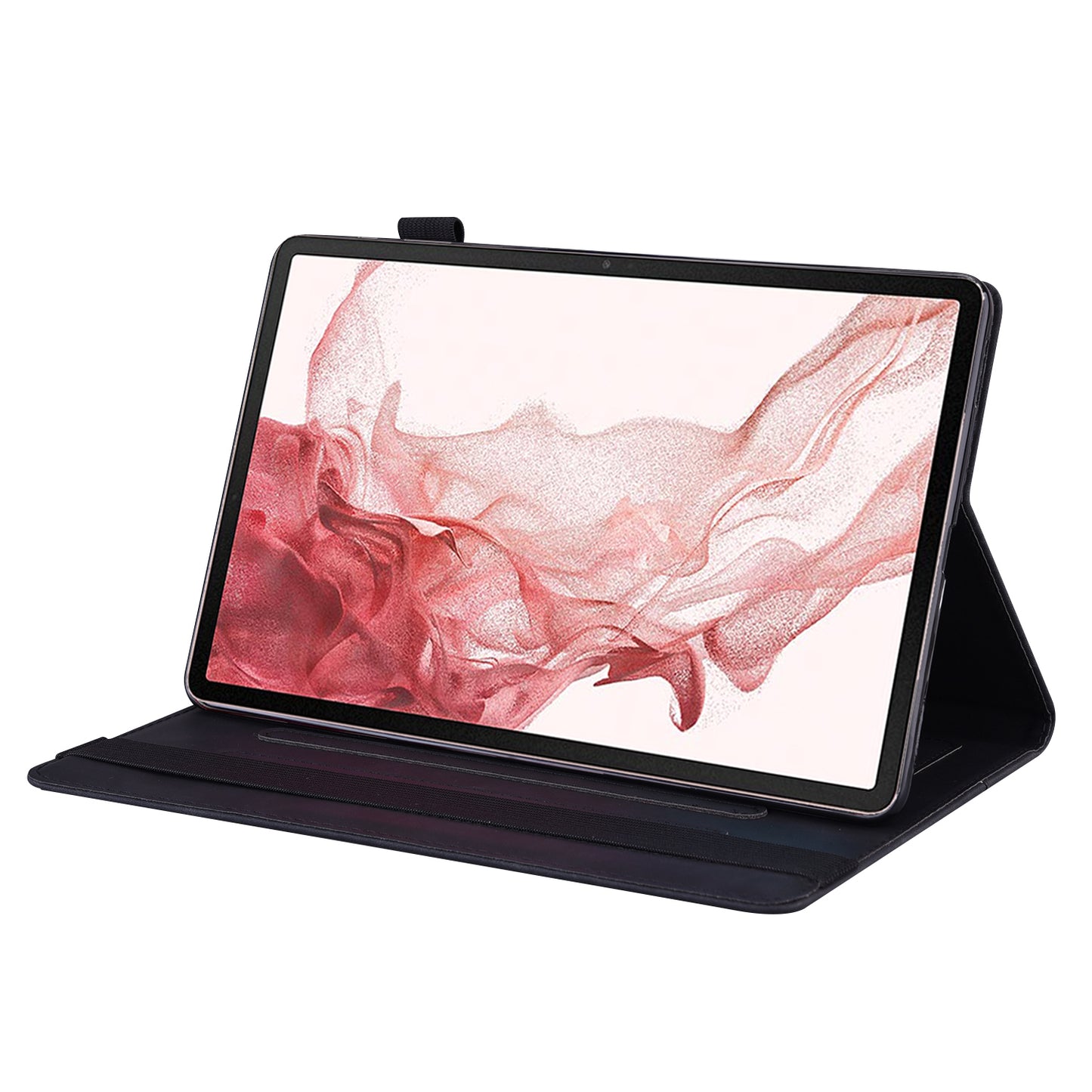 For Samsung Galaxy Tab S9+ Wallet Tablet Case Business PU Leather Stand Pencil Holder Loop Stand Cover