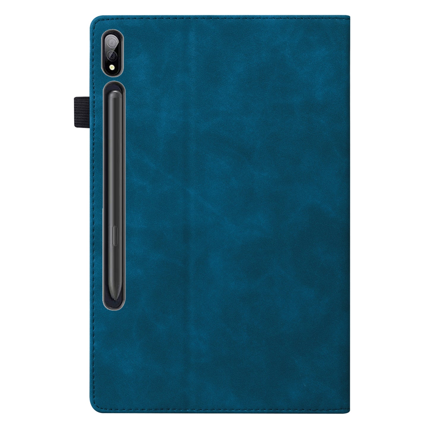 For Samsung Galaxy Tab S9 Ultra PU Leather Tablet Wallet Cover Pencil Holder Loop Tablet Case with Stand