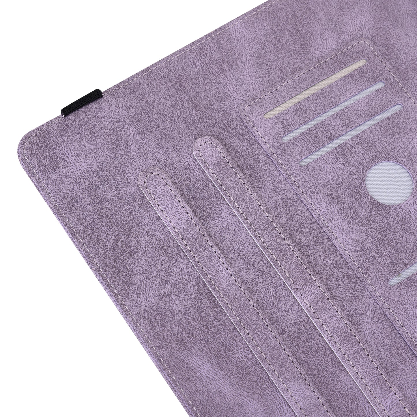 For Samsung Galaxy Tab A9+ Card Holder Tablet Case PU Leather Butterfly Flower Imprinted Stand Cover