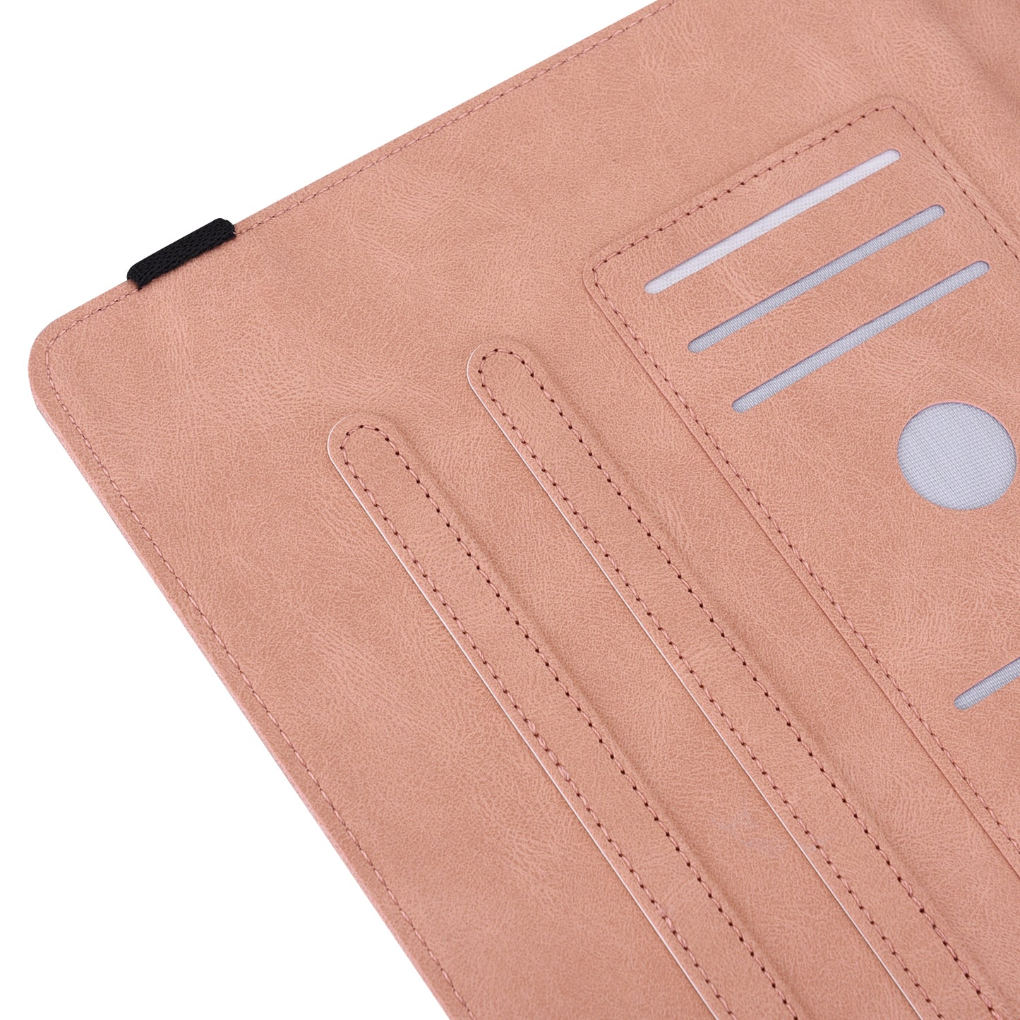 For Samsung Galaxy Tab A9+ Card Holder Tablet Case PU Leather Butterfly Flower Imprinted Stand Cover
