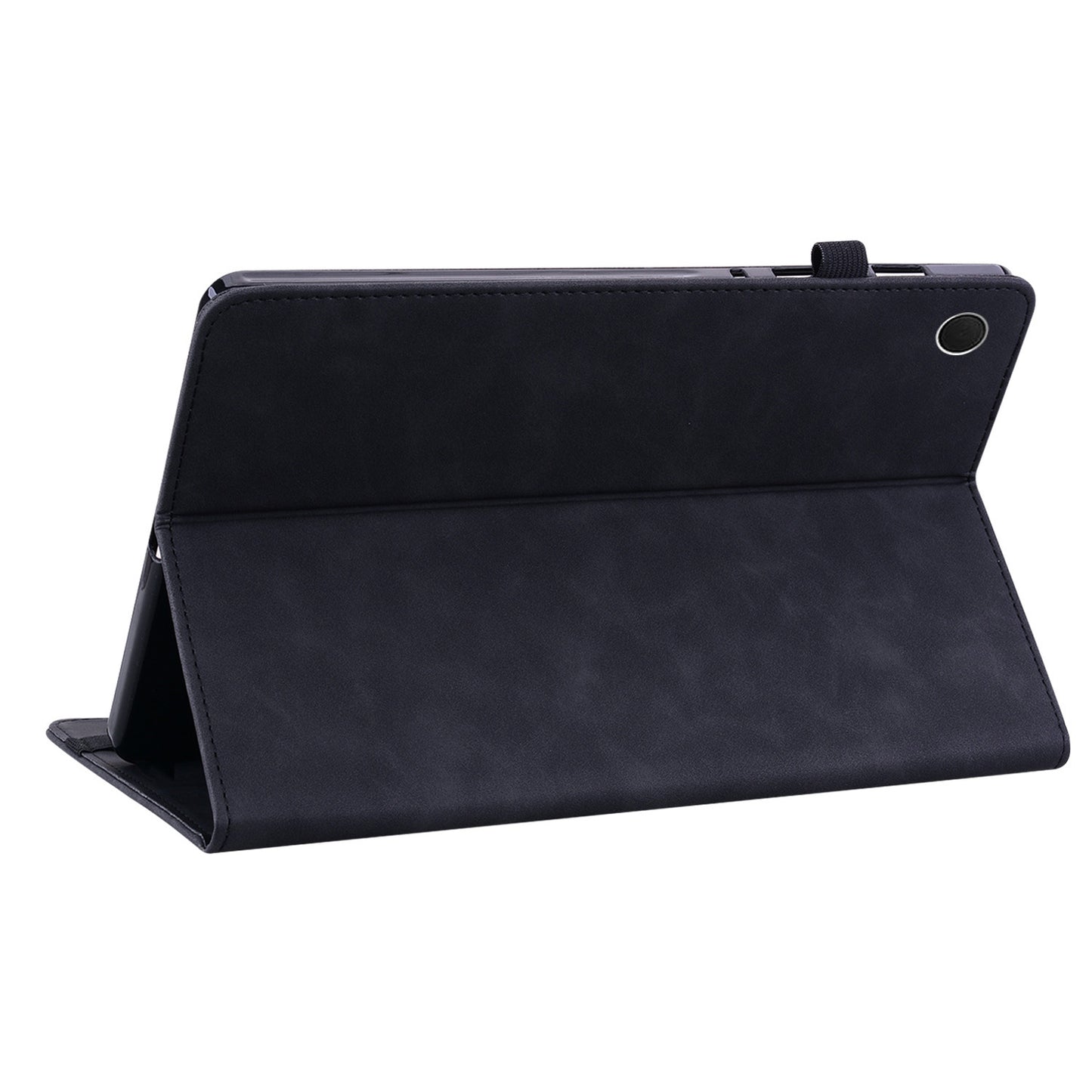 For Samsung Galaxy Tab A9+ PU Leather Tablet Case Zipper Pocket Tablet Cover with Stand