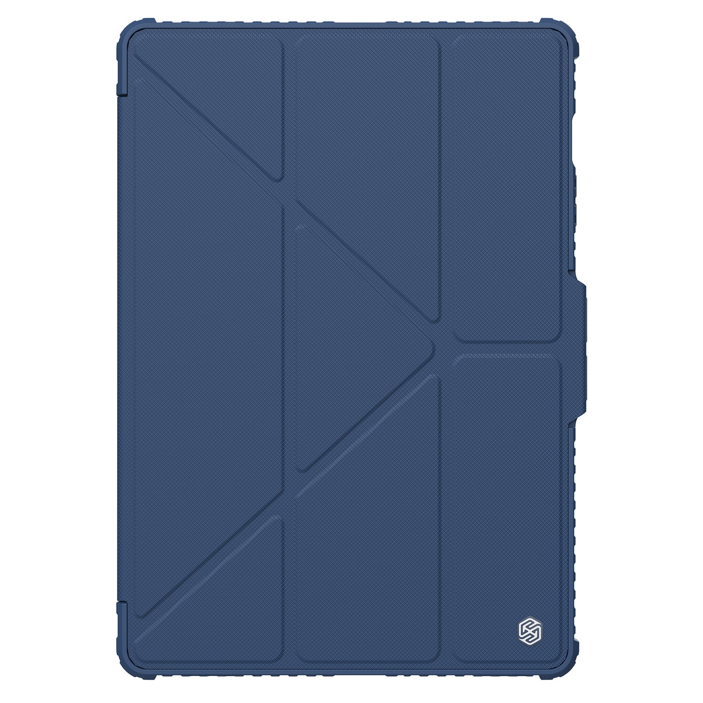 NILLKIN Bumper Leather Case Pro for Samsung Galaxy Tab S9+ Slide Camera Lid Origami Stand Tablet Case PU Leather Anti-drop Cover