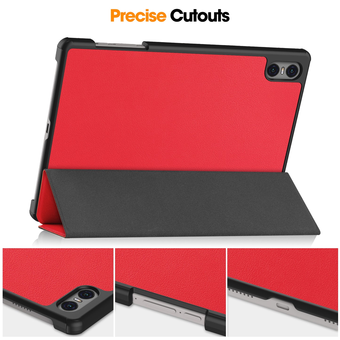 Smart Case for Teclast T50 Pro , PU Leather Shockproof Tri-fold Stand Tablet Cover
