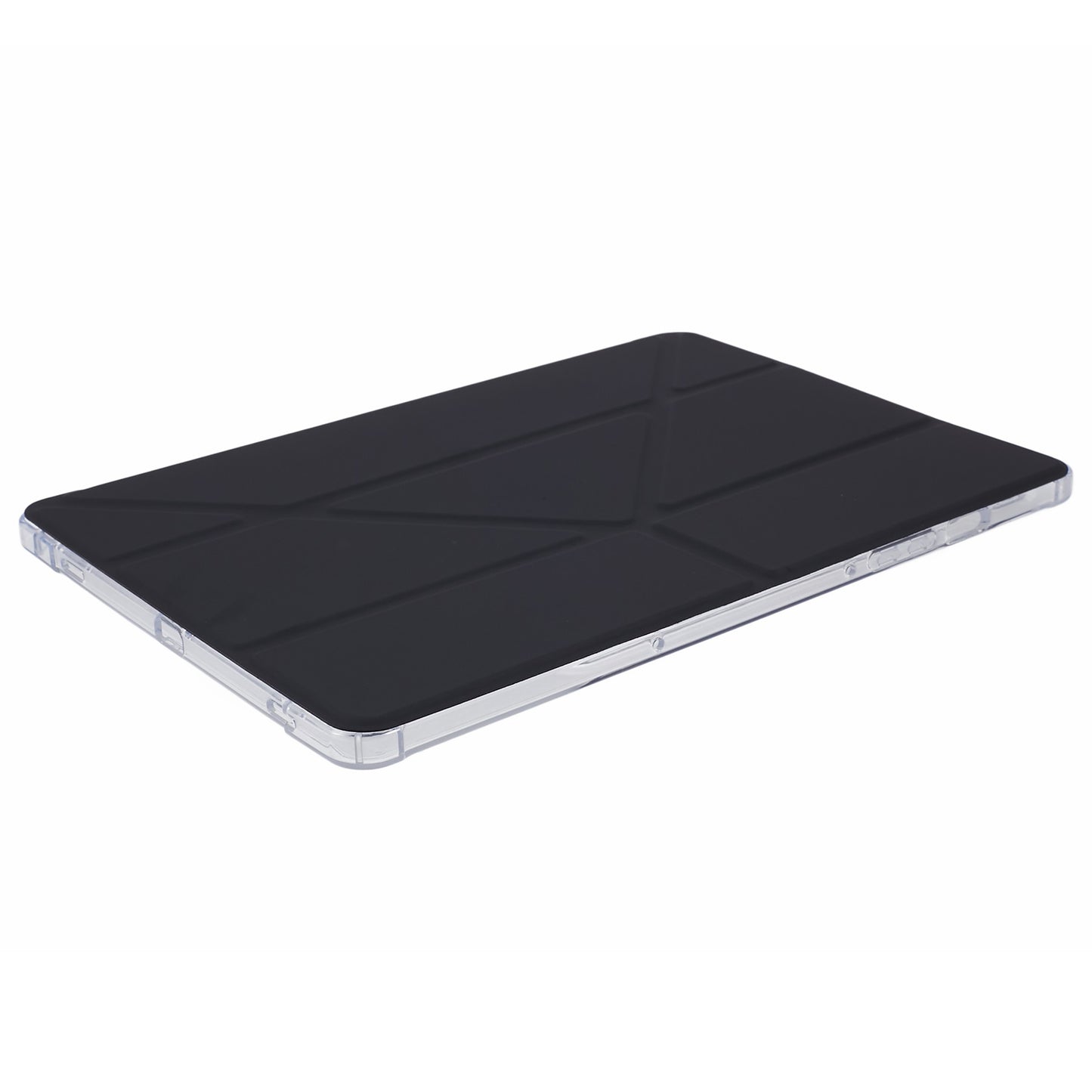 For Samsung Galaxy Tab S9 PU+Acrylic+TPU Case Origami Tri-fold Stand Tablet Cover Auto Wake / Sleep Shockproof Case