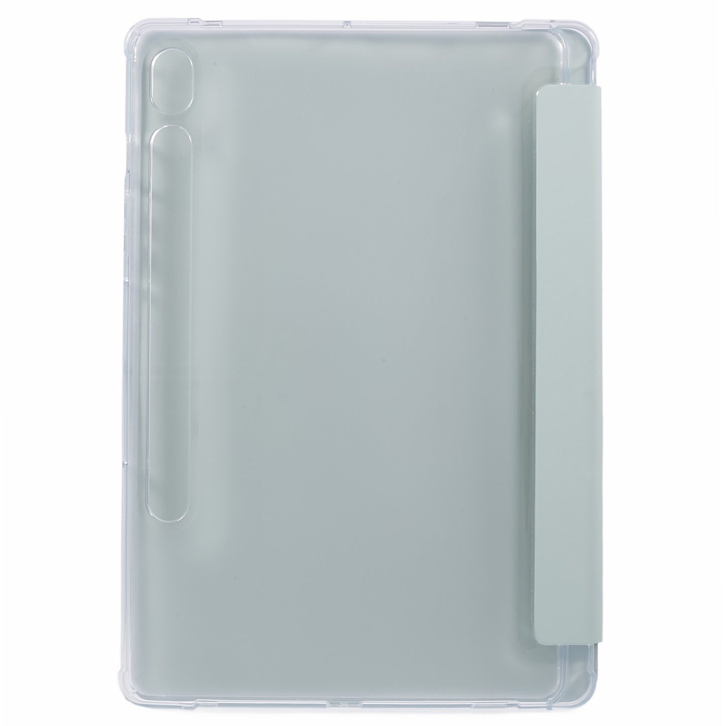 For Samsung Galaxy Tab S9 PU+Acrylic+TPU Case Origami Tri-fold Stand Tablet Cover Auto Wake / Sleep Shockproof Case