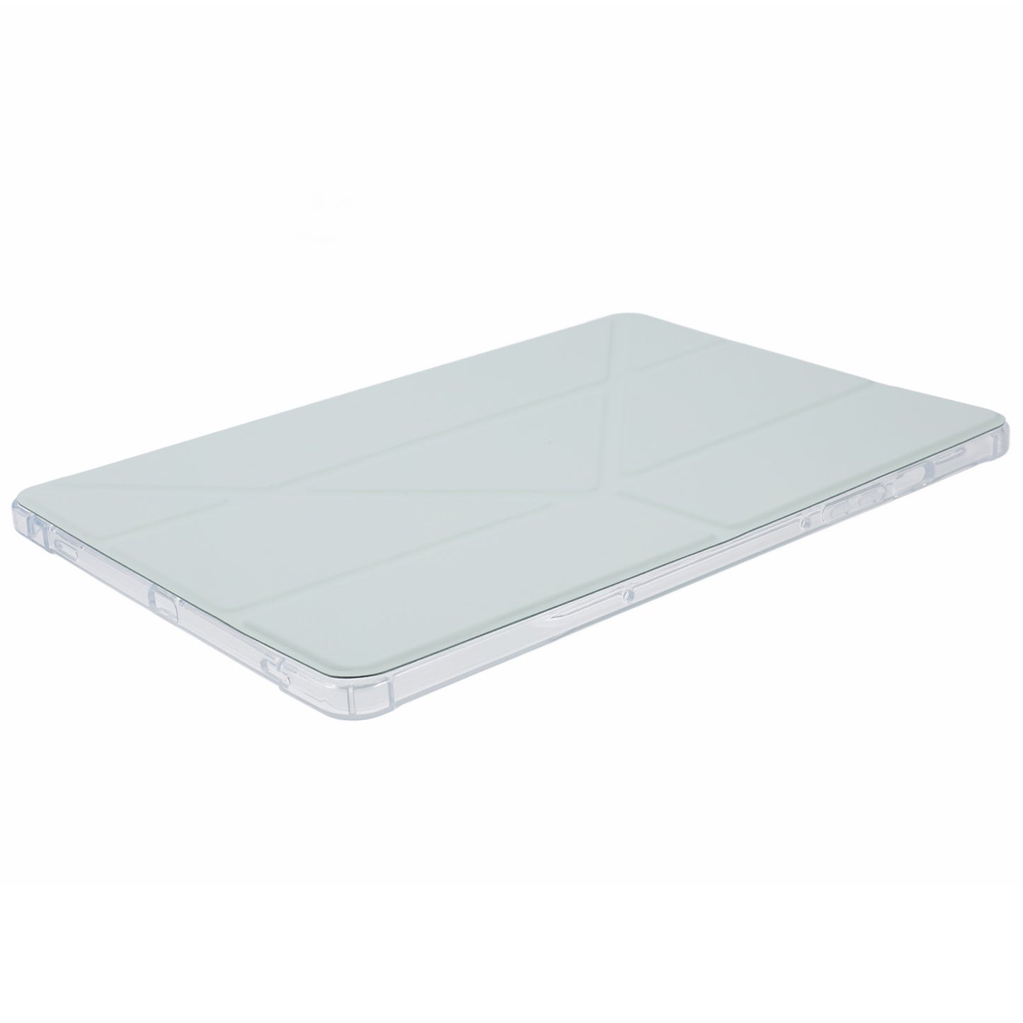 For Samsung Galaxy Tab S9 PU+Acrylic+TPU Case Origami Tri-fold Stand Tablet Cover Auto Wake / Sleep Shockproof Case