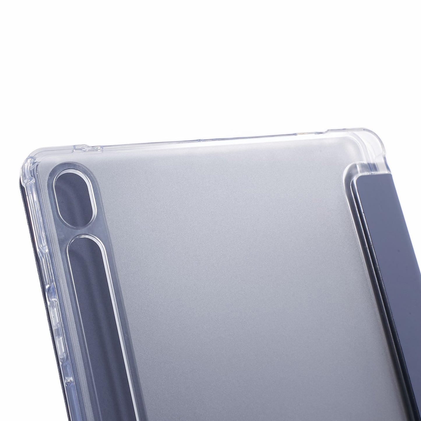 For Samsung Galaxy Tab S9 PU+Acrylic+TPU Case Origami Tri-fold Stand Tablet Cover Auto Wake / Sleep Shockproof Case