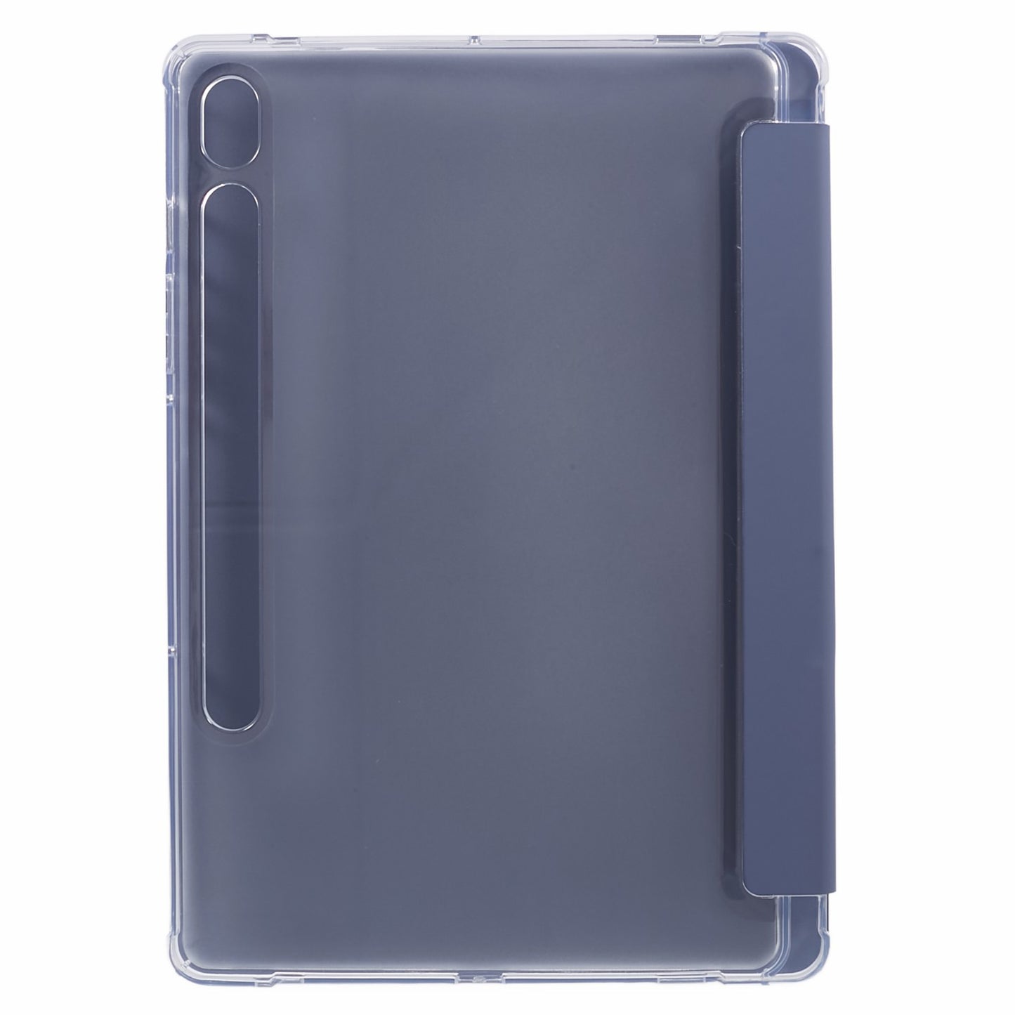 For Samsung Galaxy Tab S9 PU+Acrylic+TPU Case Origami Tri-fold Stand Tablet Cover Auto Wake / Sleep Shockproof Case