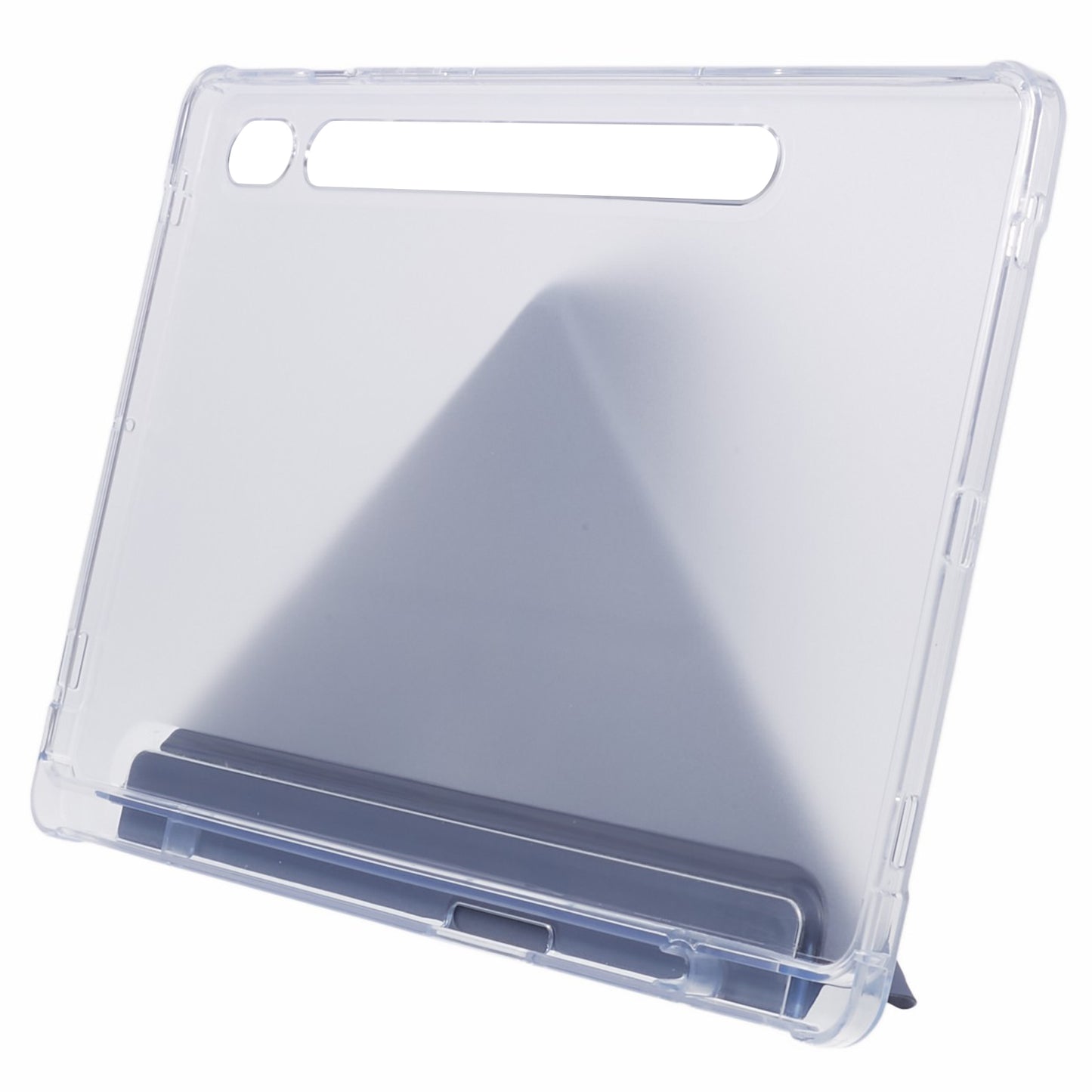 For Samsung Galaxy Tab S9 PU+Acrylic+TPU Case Origami Tri-fold Stand Tablet Cover Auto Wake / Sleep Shockproof Case