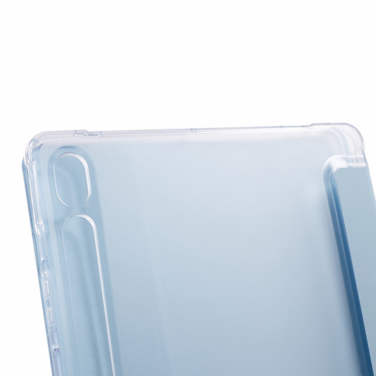 For Samsung Galaxy Tab S9 PU+Acrylic+TPU Case Origami Tri-fold Stand Tablet Cover Auto Wake / Sleep Shockproof Case