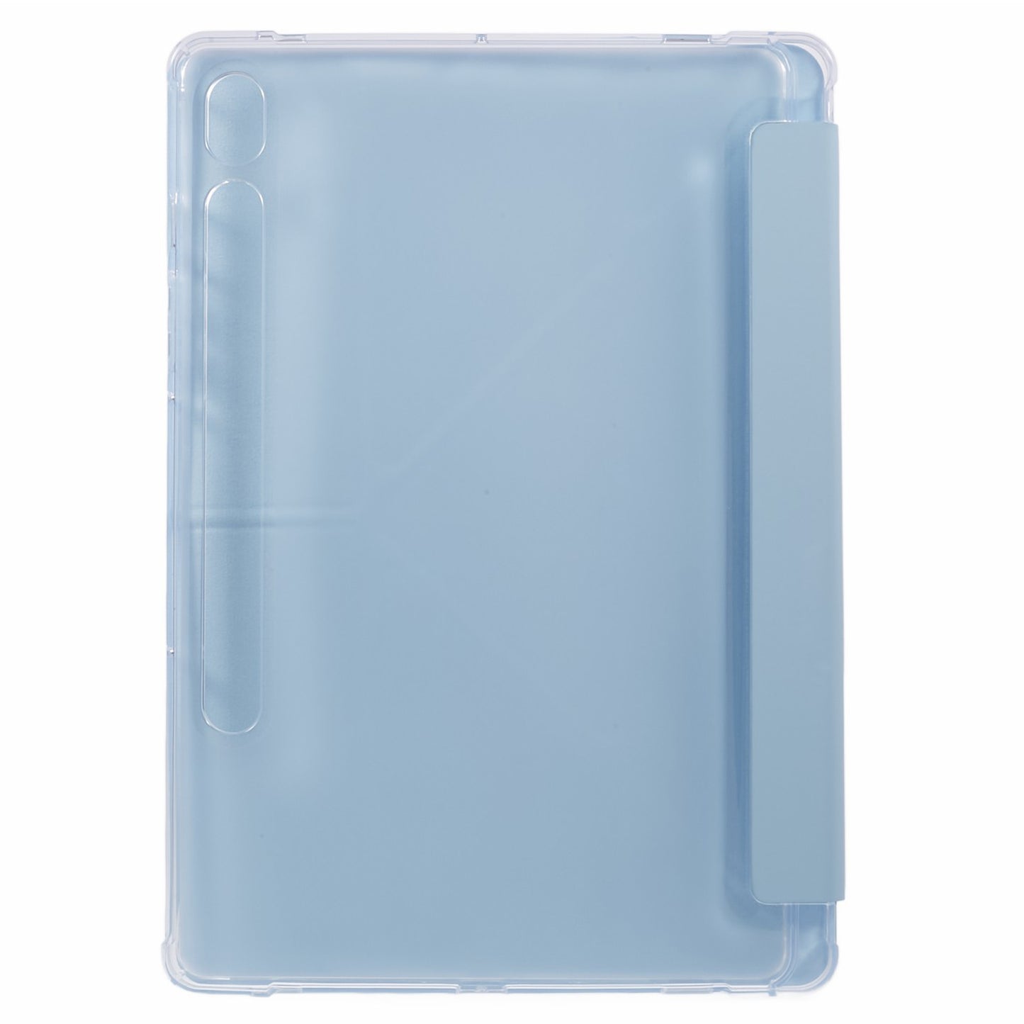For Samsung Galaxy Tab S9 PU+Acrylic+TPU Case Origami Tri-fold Stand Tablet Cover Auto Wake / Sleep Shockproof Case