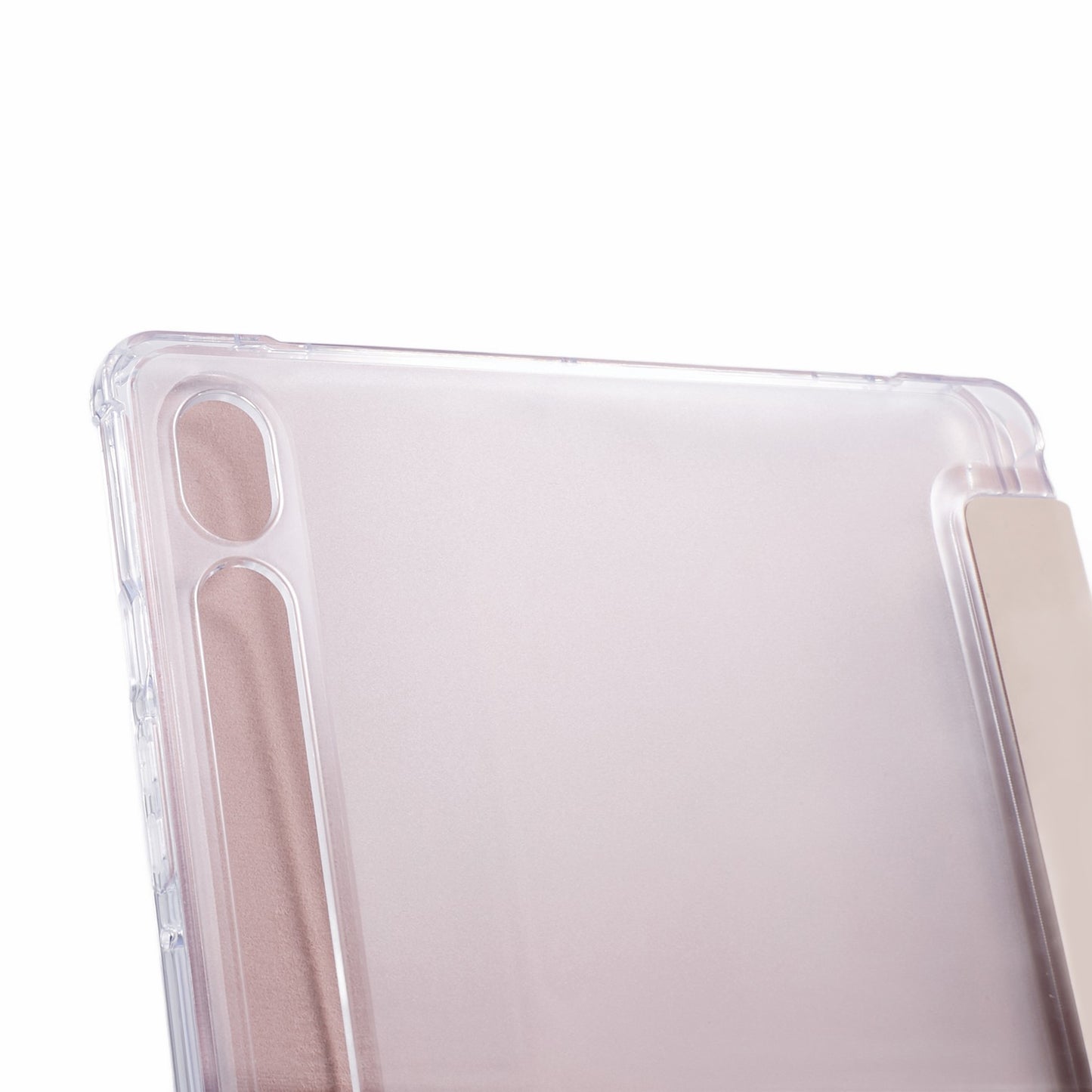 For Samsung Galaxy Tab S9 PU+Acrylic+TPU Case Origami Tri-fold Stand Tablet Cover Auto Wake / Sleep Shockproof Case
