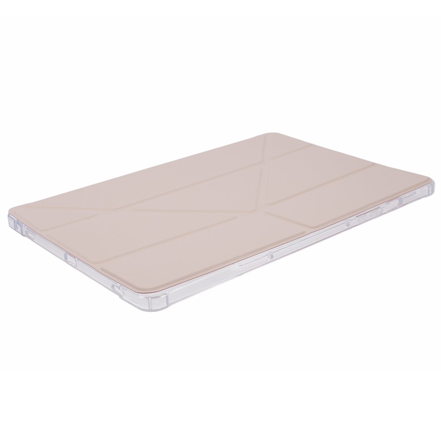 For Samsung Galaxy Tab S9 PU+Acrylic+TPU Case Origami Tri-fold Stand Tablet Cover Auto Wake / Sleep Shockproof Case