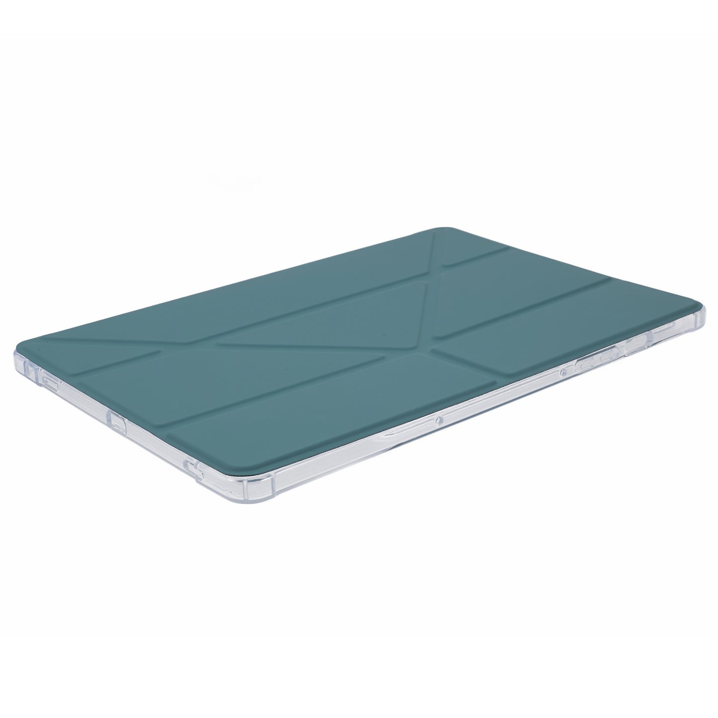 For Samsung Galaxy Tab S9 PU+Acrylic+TPU Case Origami Tri-fold Stand Tablet Cover Auto Wake / Sleep Shockproof Case