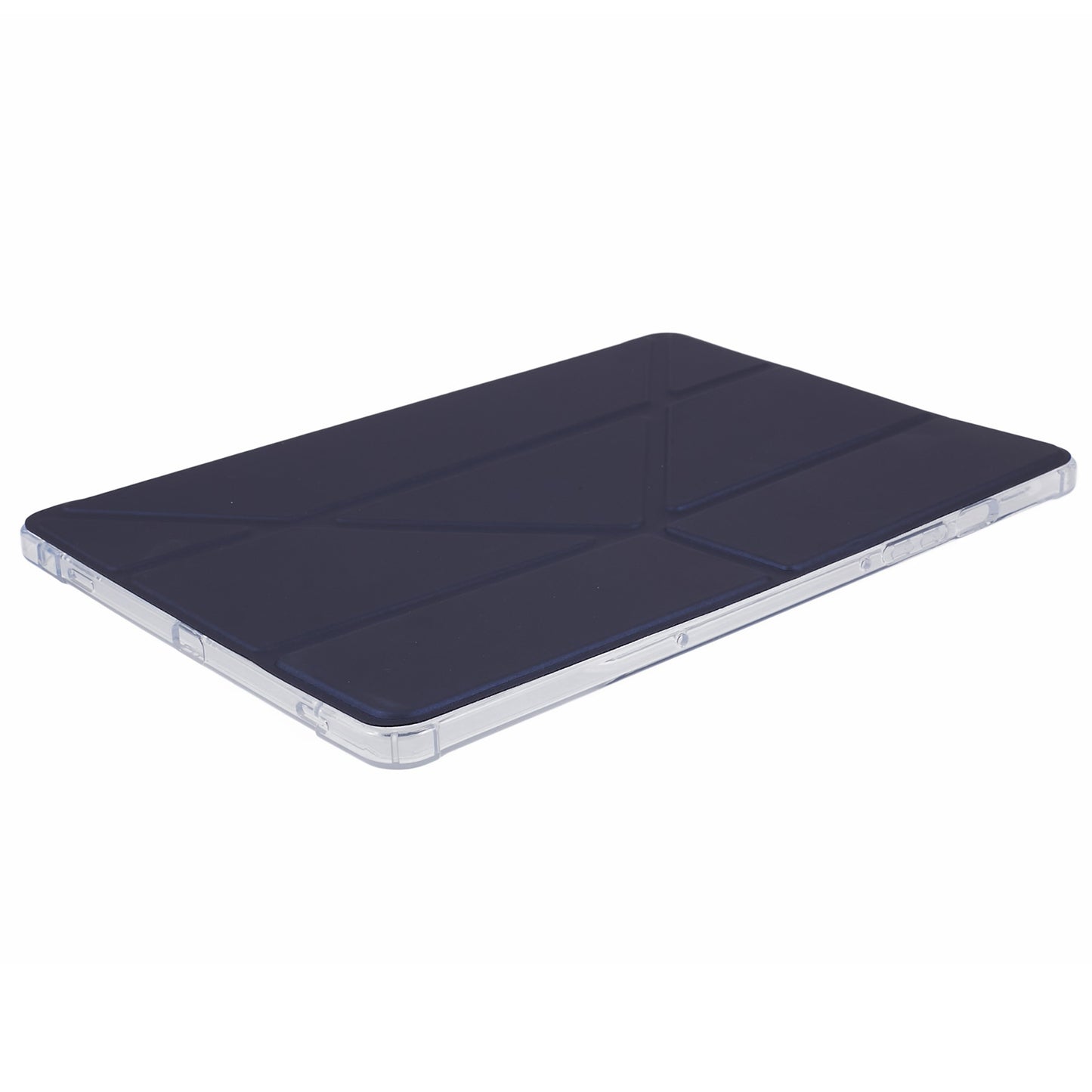 For Samsung Galaxy Tab S9 PU+Acrylic+TPU Case Origami Tri-fold Stand Tablet Cover Auto Wake / Sleep Shockproof Case