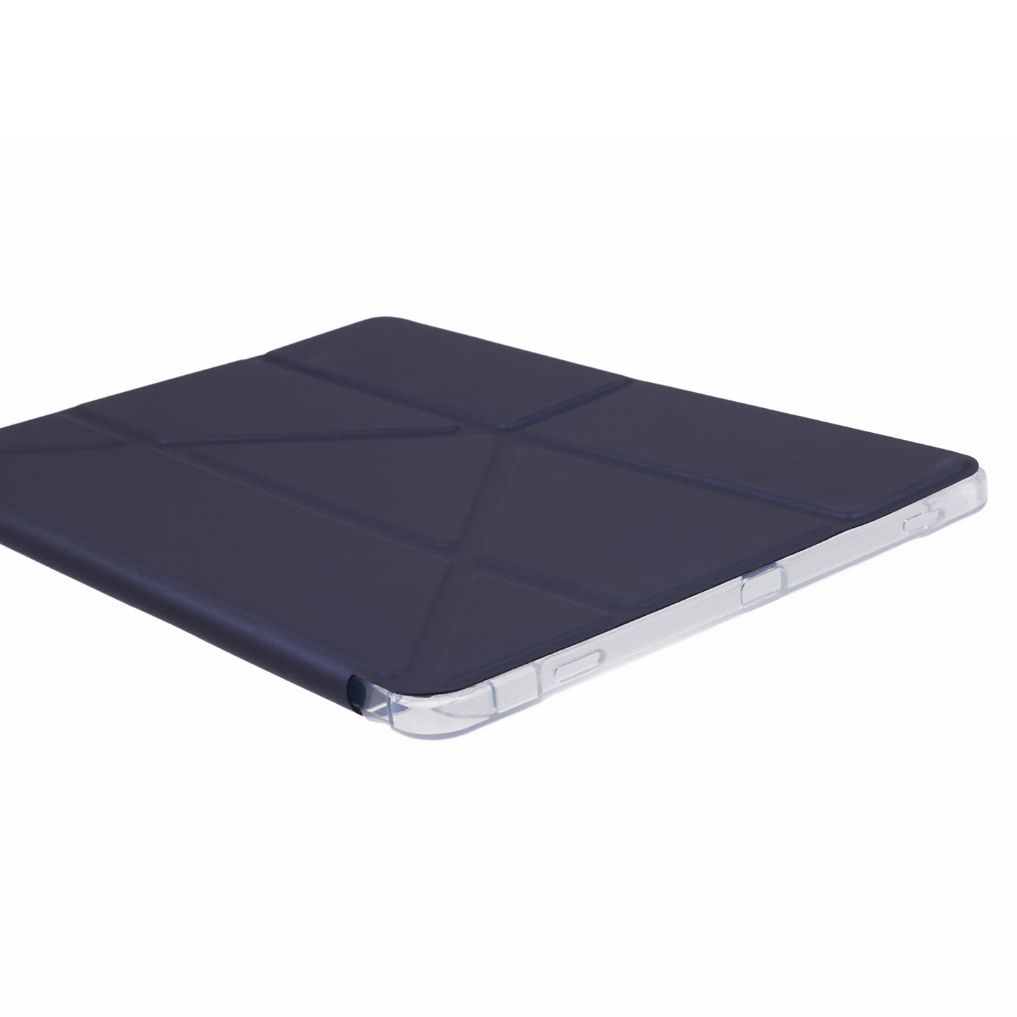 For Samsung Galaxy Tab S9 PU+Acrylic+TPU Case Origami Tri-fold Stand Tablet Cover Auto Wake / Sleep Shockproof Case