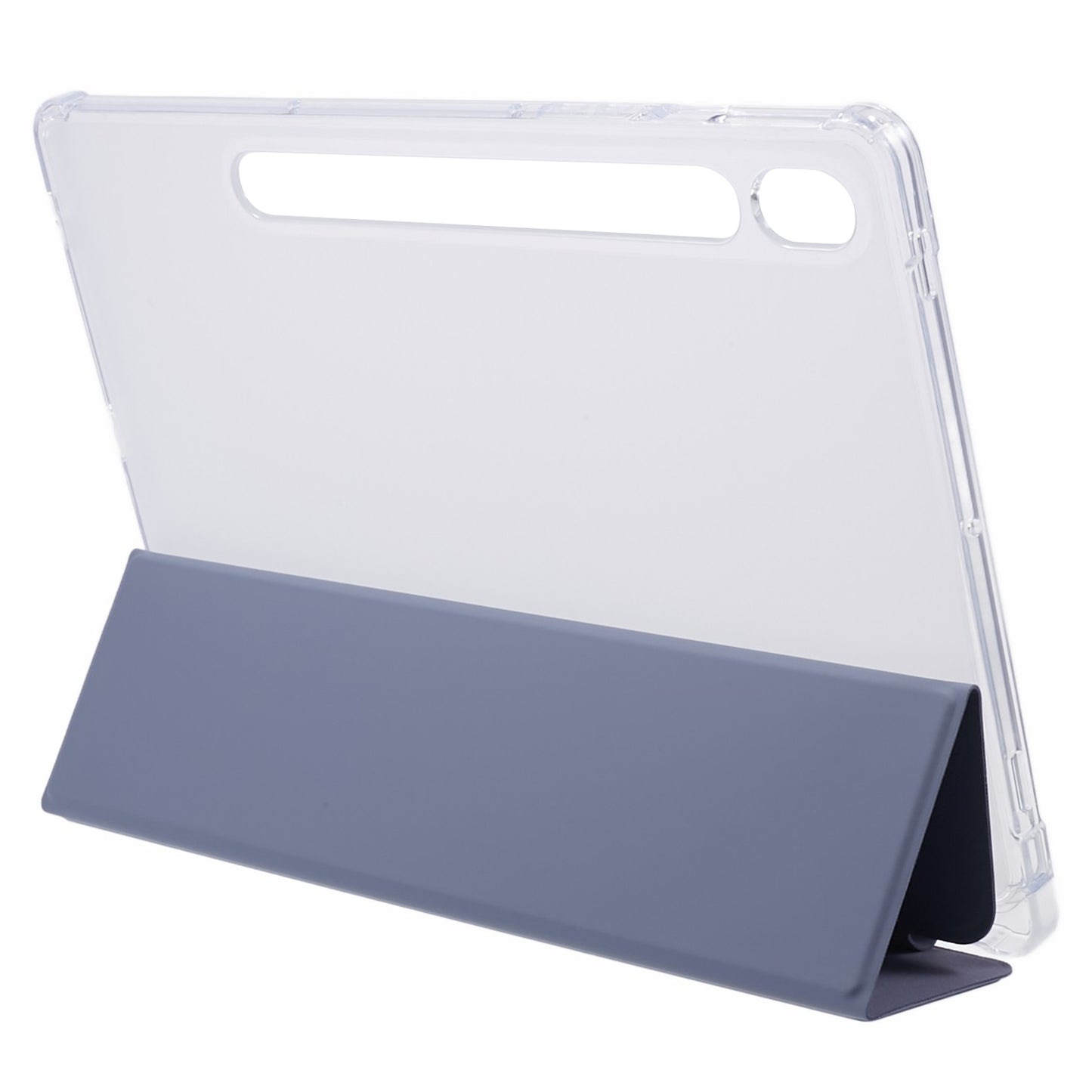 For Samsung Galaxy Tab S9 Shockproof Case Tri-fold PU+Acrylic+TPU Tablet Cover Support Auto Wake / Sleep