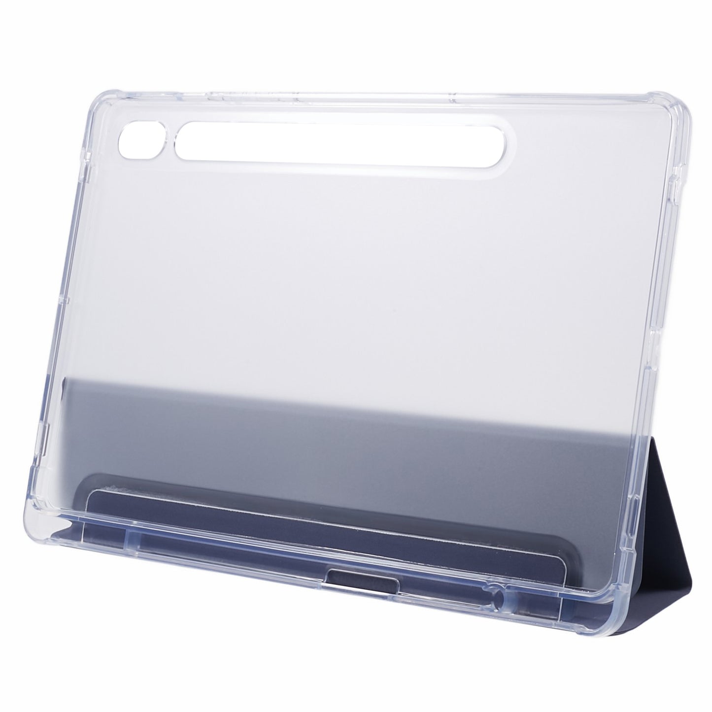 For Samsung Galaxy Tab S9 Shockproof Case Tri-fold PU+Acrylic+TPU Tablet Cover Support Auto Wake / Sleep