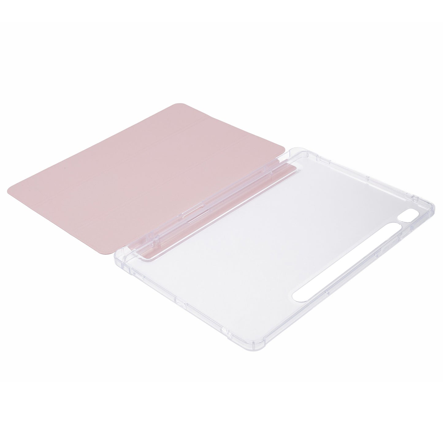 For Samsung Galaxy Tab S9 Shockproof Case Tri-fold PU+Acrylic+TPU Tablet Cover Support Auto Wake / Sleep