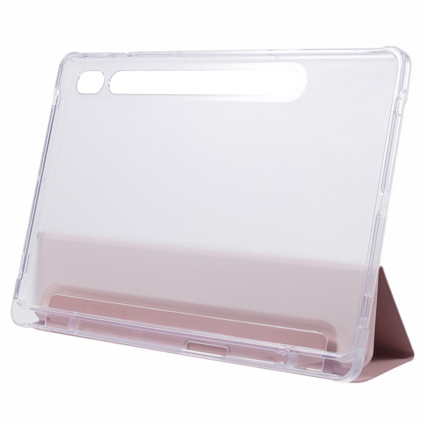 For Samsung Galaxy Tab S9 Shockproof Case Tri-fold PU+Acrylic+TPU Tablet Cover Support Auto Wake / Sleep