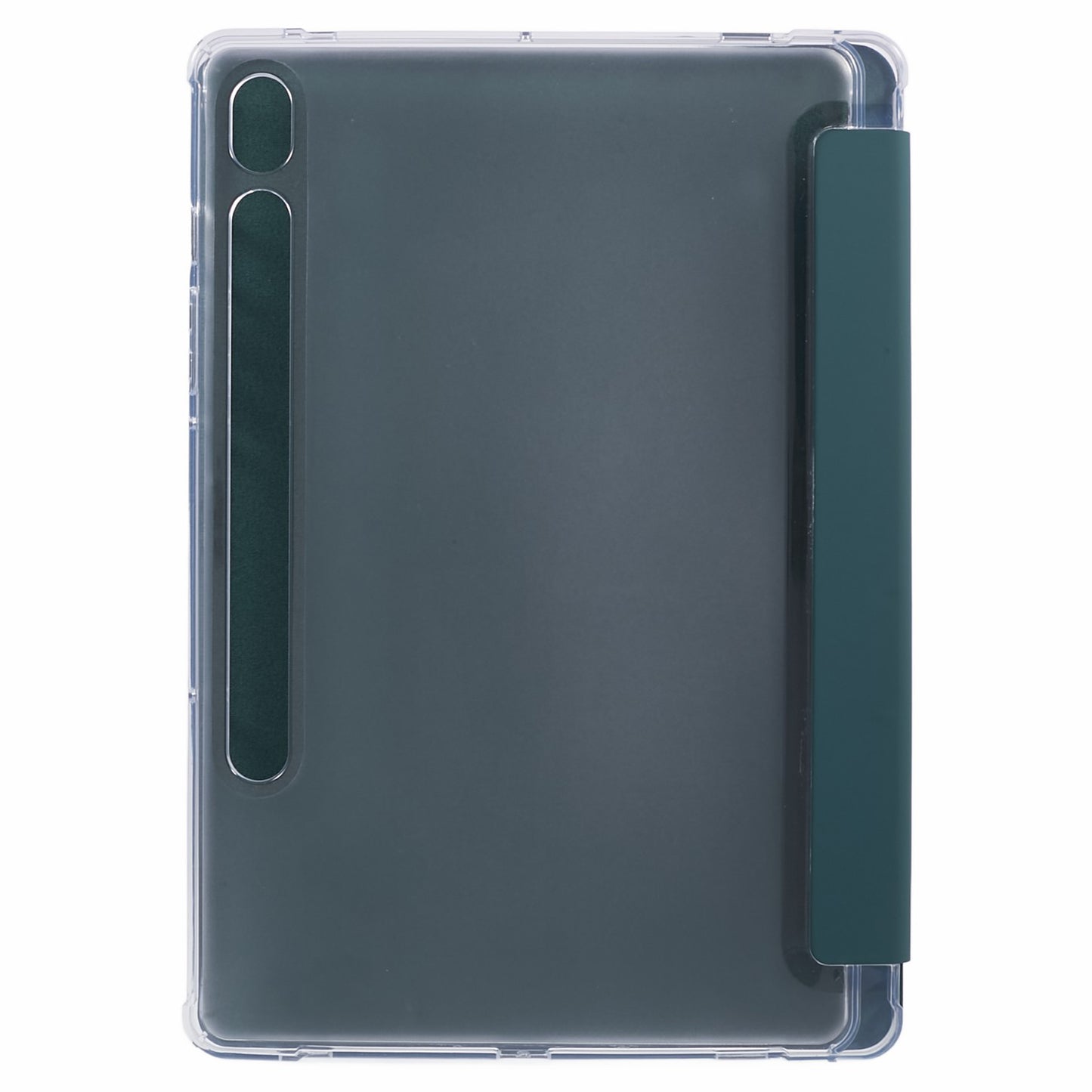 For Samsung Galaxy Tab S9 Shockproof Case Tri-fold PU+Acrylic+TPU Tablet Cover Support Auto Wake / Sleep
