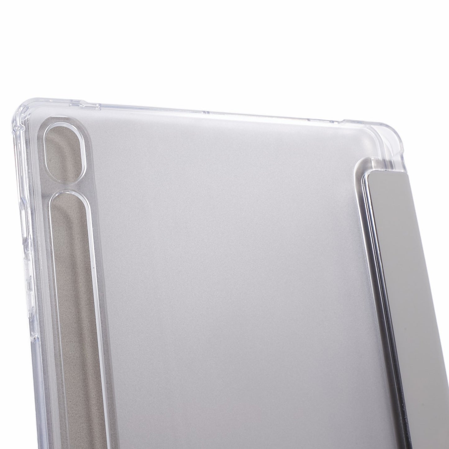 For Samsung Galaxy Tab S9 Shockproof Case Tri-fold PU+Acrylic+TPU Tablet Cover Support Auto Wake / Sleep