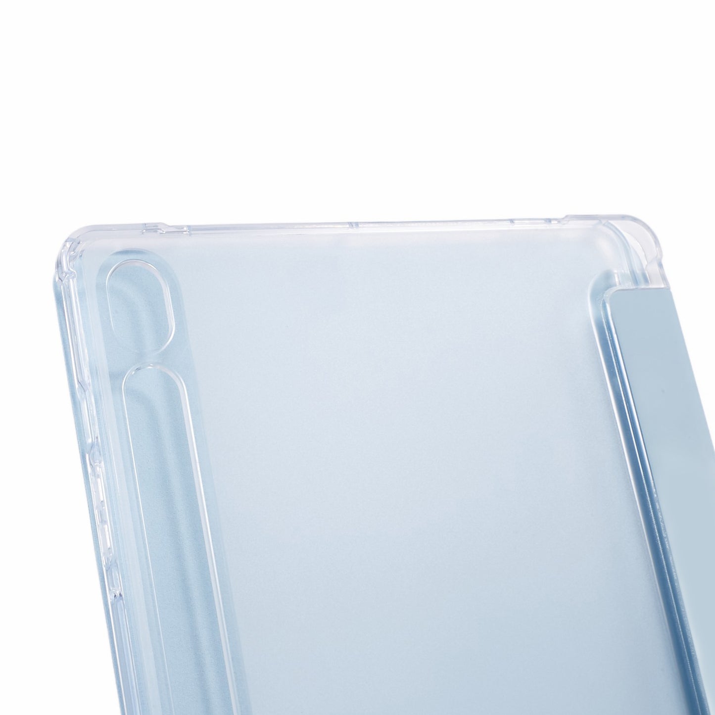 For Samsung Galaxy Tab S9 Shockproof Case Tri-fold PU+Acrylic+TPU Tablet Cover Support Auto Wake / Sleep