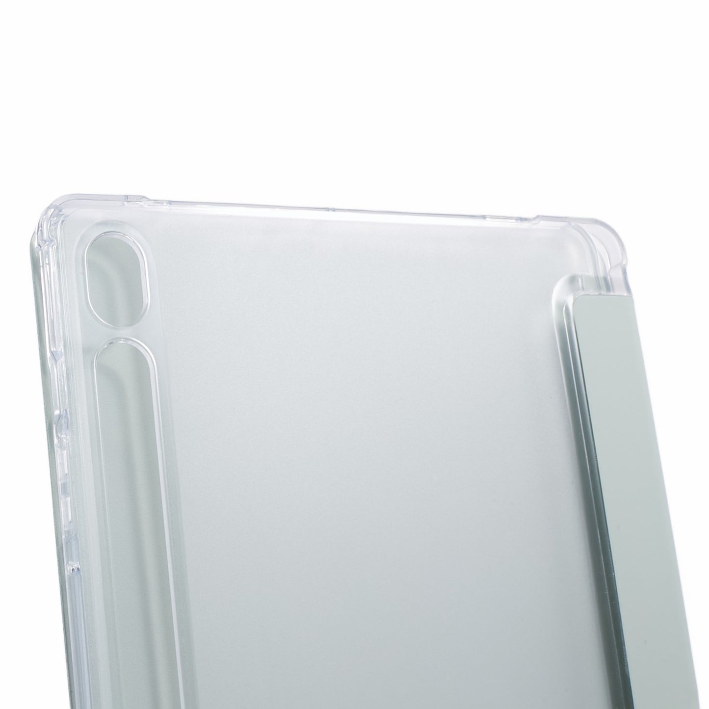 For Samsung Galaxy Tab S9 Shockproof Case Tri-fold PU+Acrylic+TPU Tablet Cover Support Auto Wake / Sleep