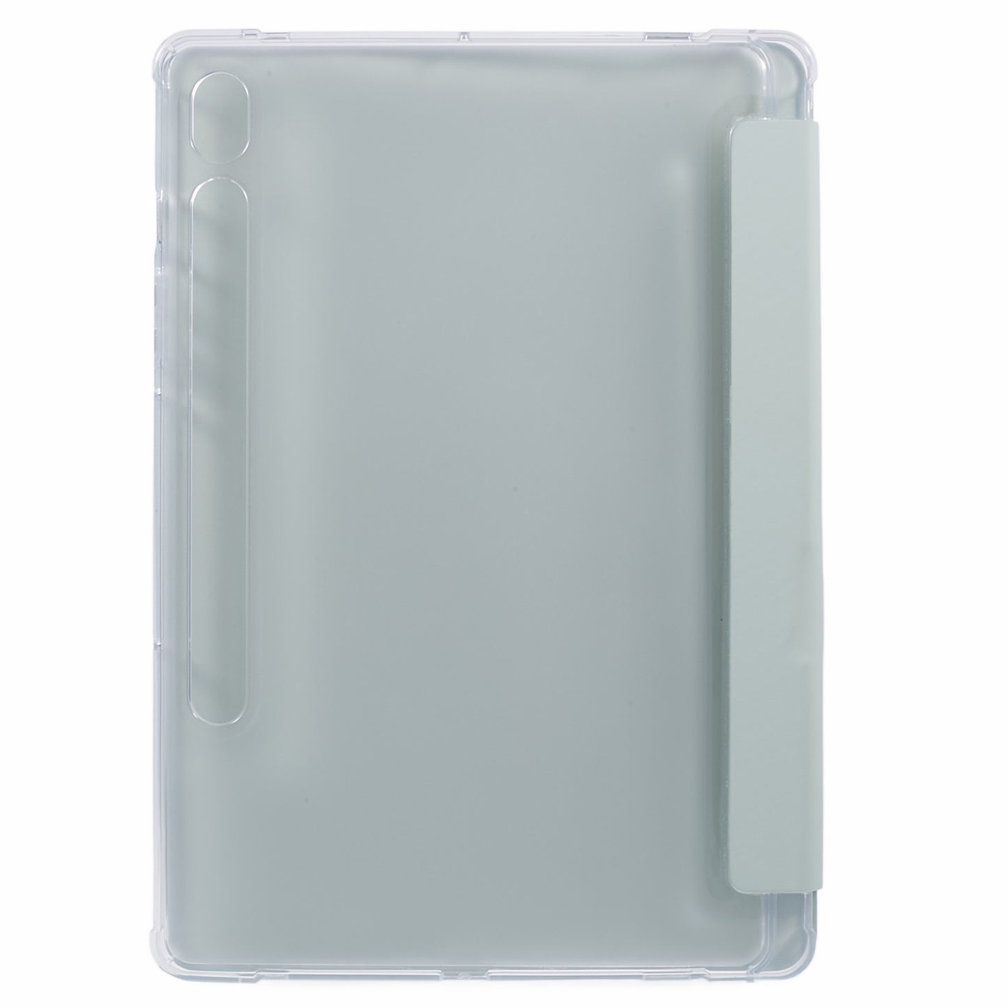 For Samsung Galaxy Tab S9 Shockproof Case Tri-fold PU+Acrylic+TPU Tablet Cover Support Auto Wake / Sleep