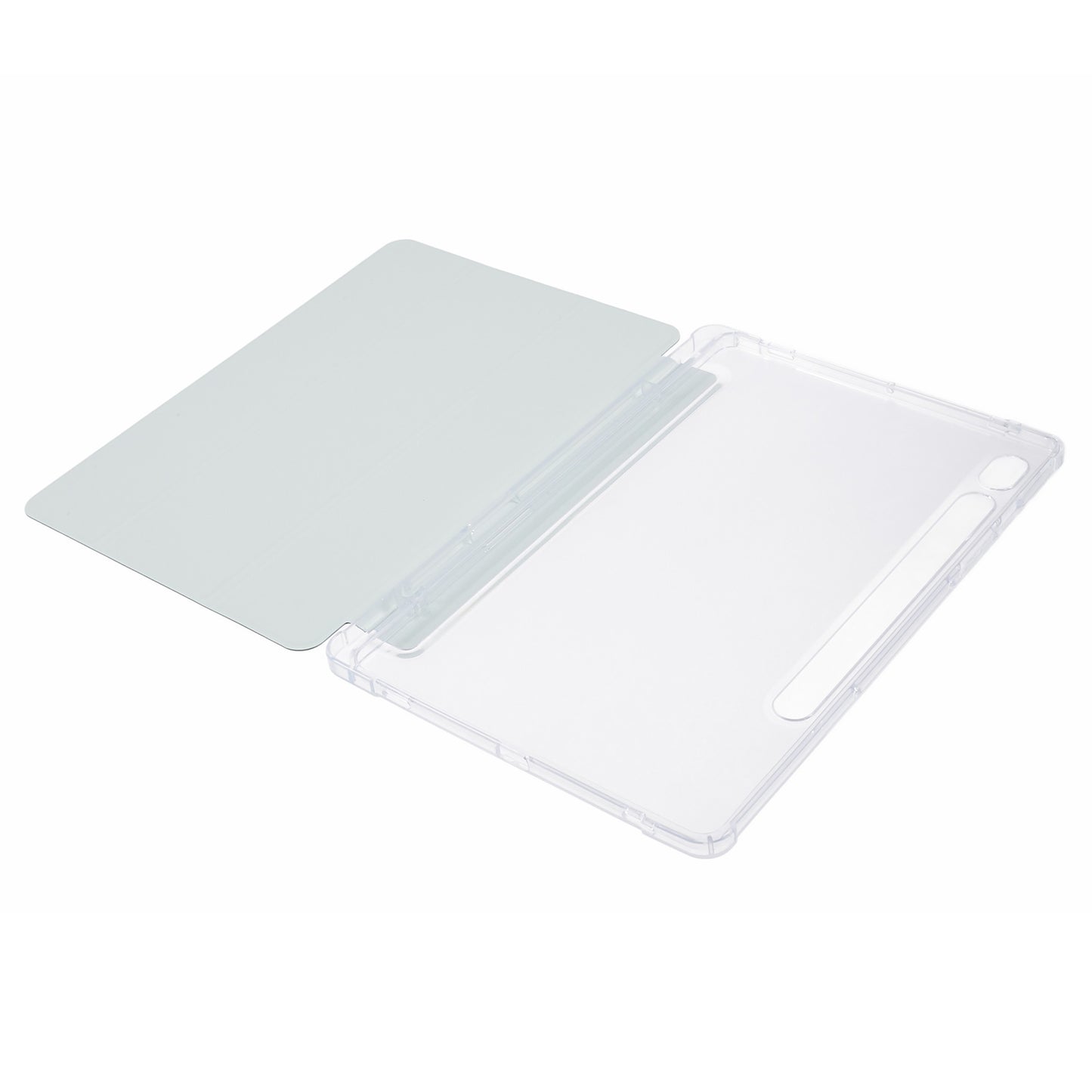 For Samsung Galaxy Tab S9 Shockproof Case Tri-fold PU+Acrylic+TPU Tablet Cover Support Auto Wake / Sleep