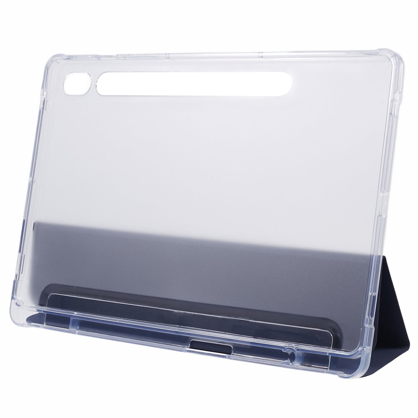For Samsung Galaxy Tab S9 Shockproof Case Tri-fold PU+Acrylic+TPU Tablet Cover Support Auto Wake / Sleep