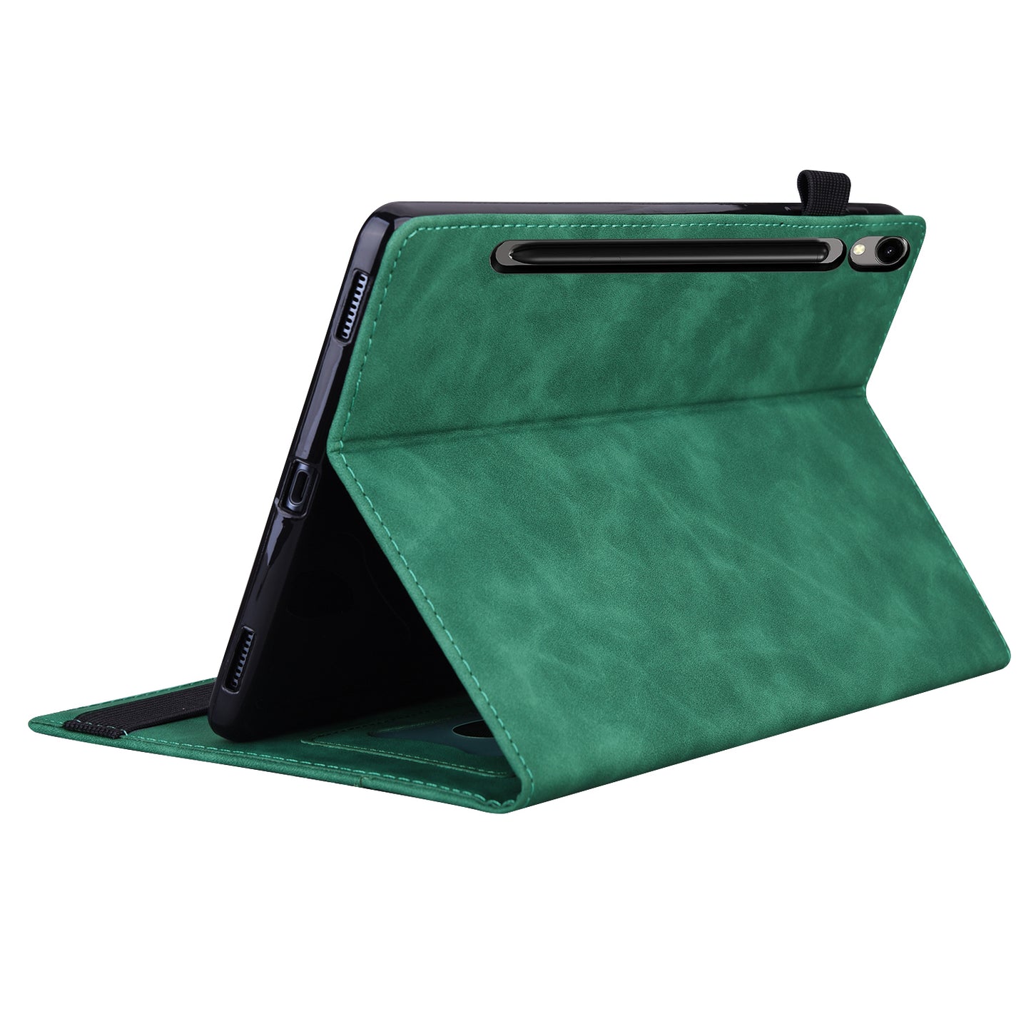 For Samsung Galaxy Tab S9 PU Leather Wallet Cover Shockproof Tablet Case with Stand