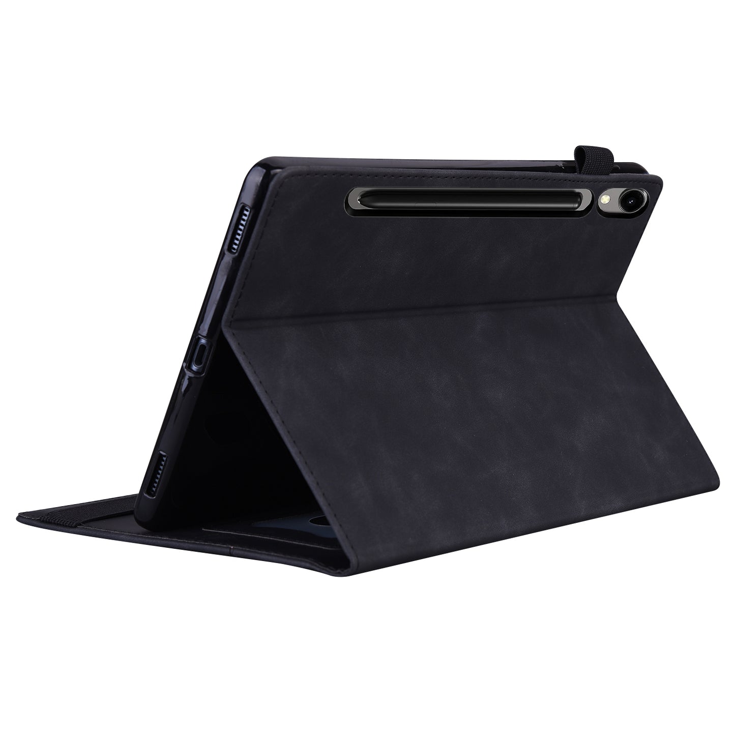 For Samsung Galaxy Tab S9 PU Leather Wallet Cover Shockproof Tablet Case with Stand