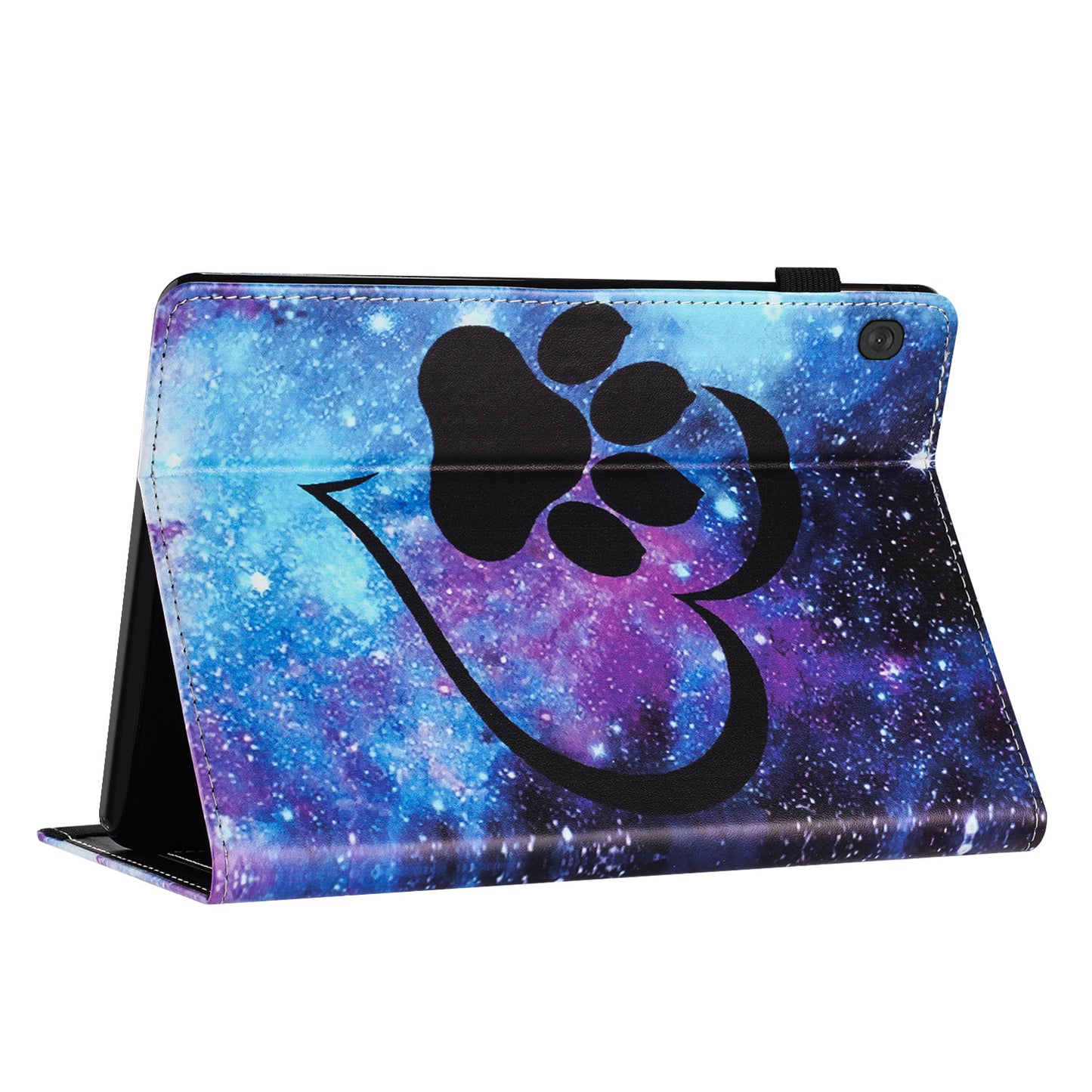 For Lenovo Tab M10 Pattern Printing PU Leather Tablet Case Litchi Texture Full Protection Tablet Cover