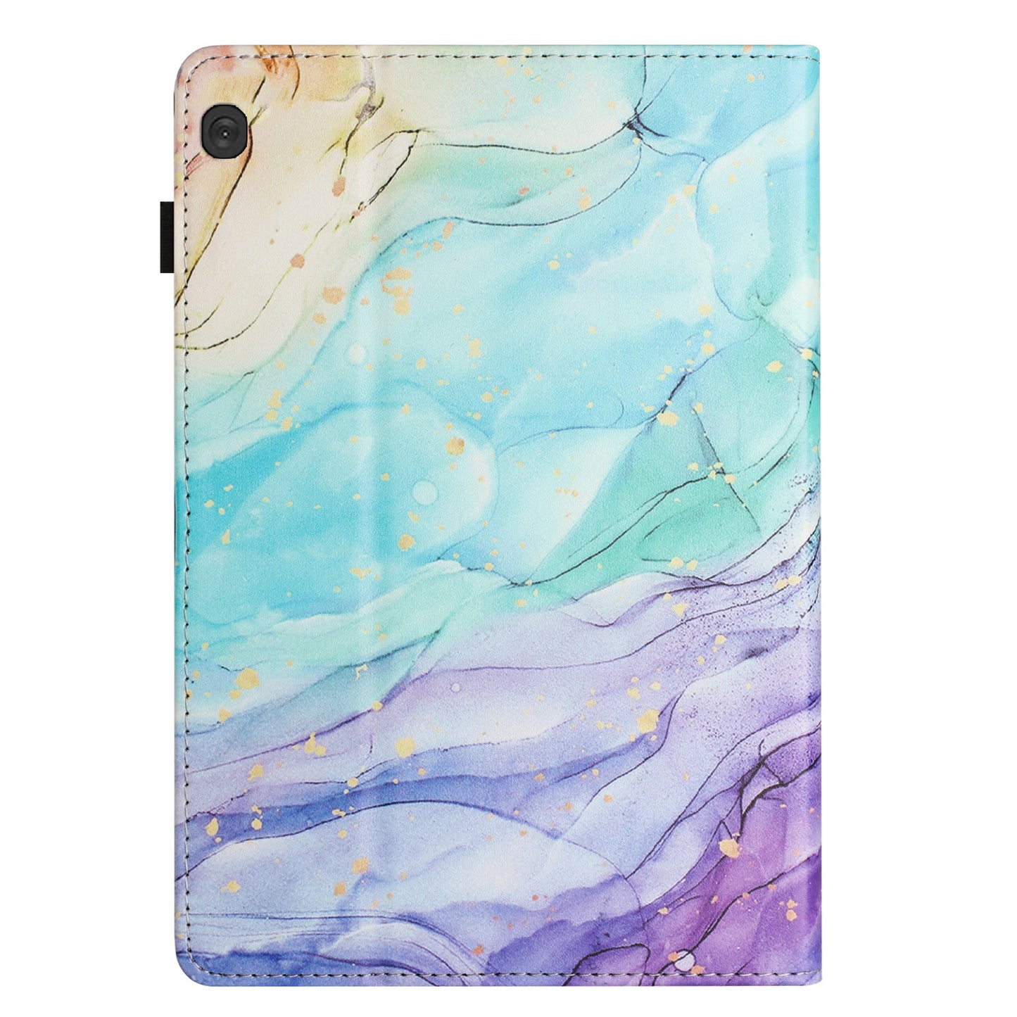 For Lenovo Tab M10 Pattern Printing PU Leather Tablet Case Litchi Texture Full Protection Tablet Cover