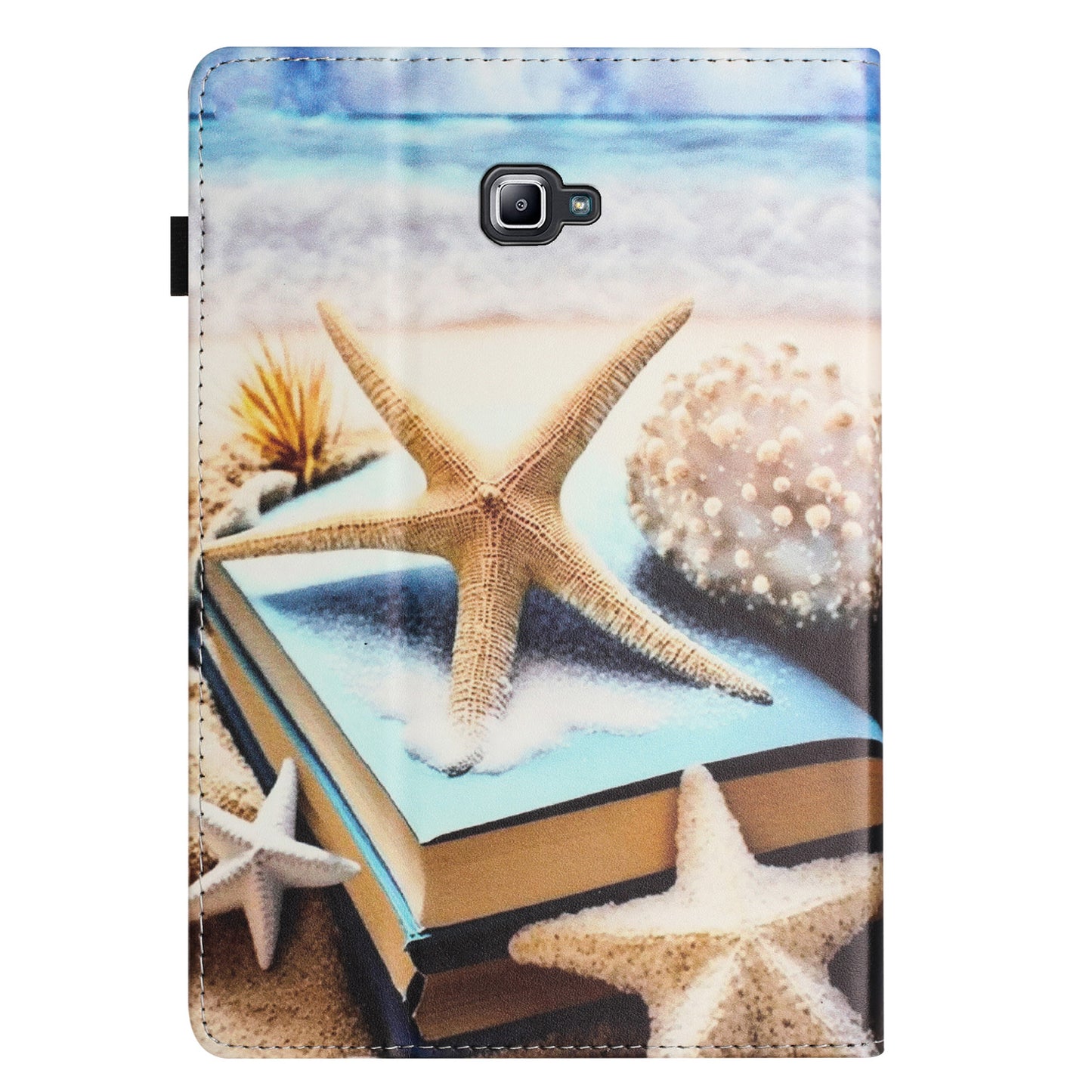 For Samsung Galaxy Tab A 10.1 (2016) T580 / T585 PU Leather Tablet Case Stand Shockproof Pattern Printing Cover