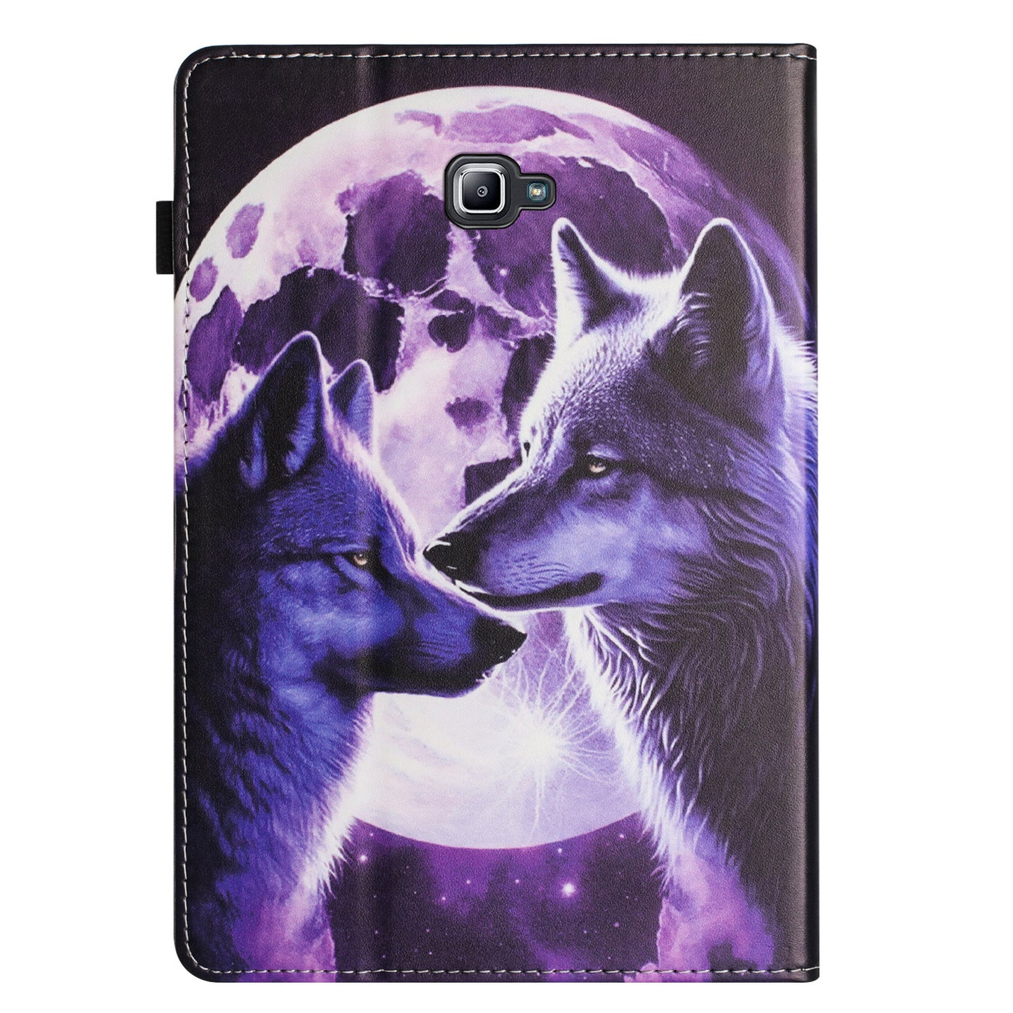 For Samsung Galaxy Tab A 10.1 (2016) T580 / T585 PU Leather Tablet Case Stand Shockproof Pattern Printing Cover