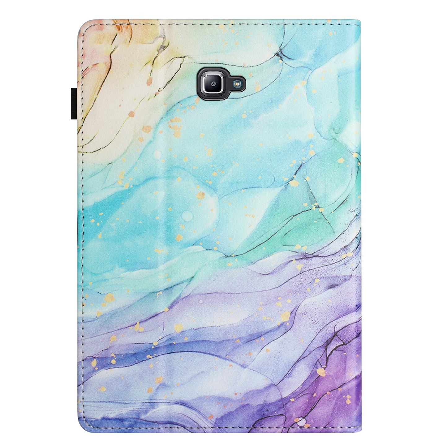 For Samsung Galaxy Tab A 10.1 (2016) T580 / T585 PU Leather Tablet Case Stand Shockproof Pattern Printing Cover