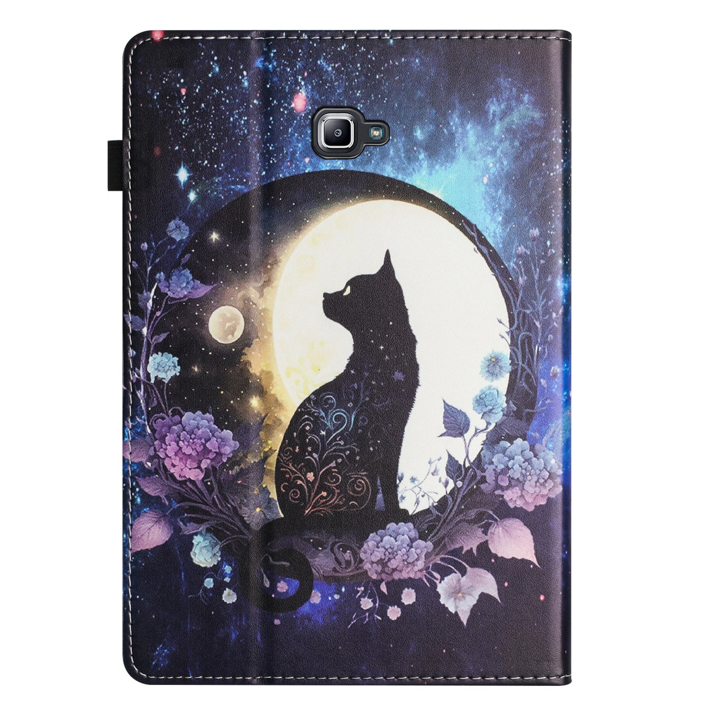 For Samsung Galaxy Tab A 10.1 (2016) T580 / T585 PU Leather Tablet Case Stand Shockproof Pattern Printing Cover