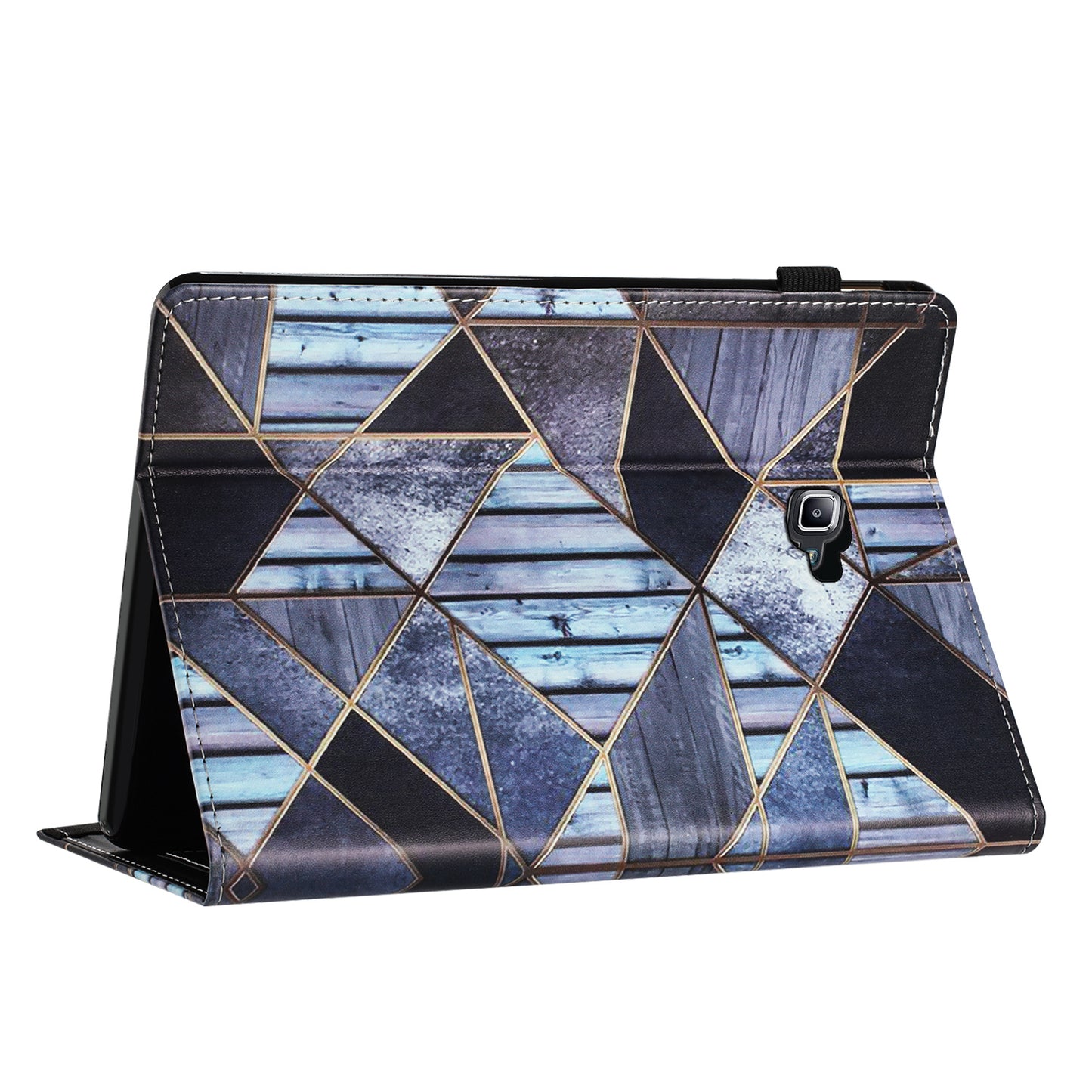 For Samsung Galaxy Tab A 10.1 (2016) T580 / T585 PU Leather Tablet Case Stand Shockproof Pattern Printing Cover