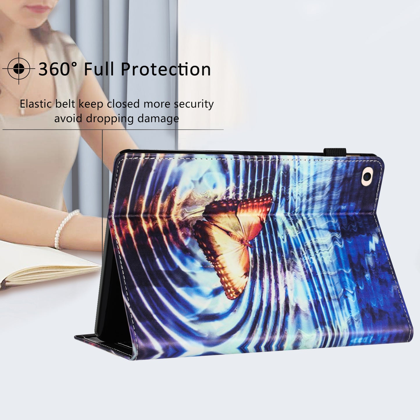 For iPad mini (2019) 7.9 inch / mini 4 / mini 3 / Mini 2 / Mini PU Leather Tablet Case Pattern Printing Stand Cover