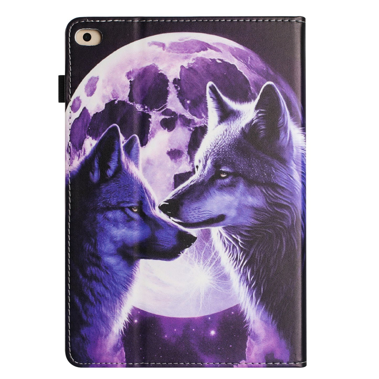 For iPad Air (2013) / Air 2 / 9.7-inch (2017) / (2018) Anti-Drop PU Leather Tablet Stand Case Pattern Printing Cover Card Holder