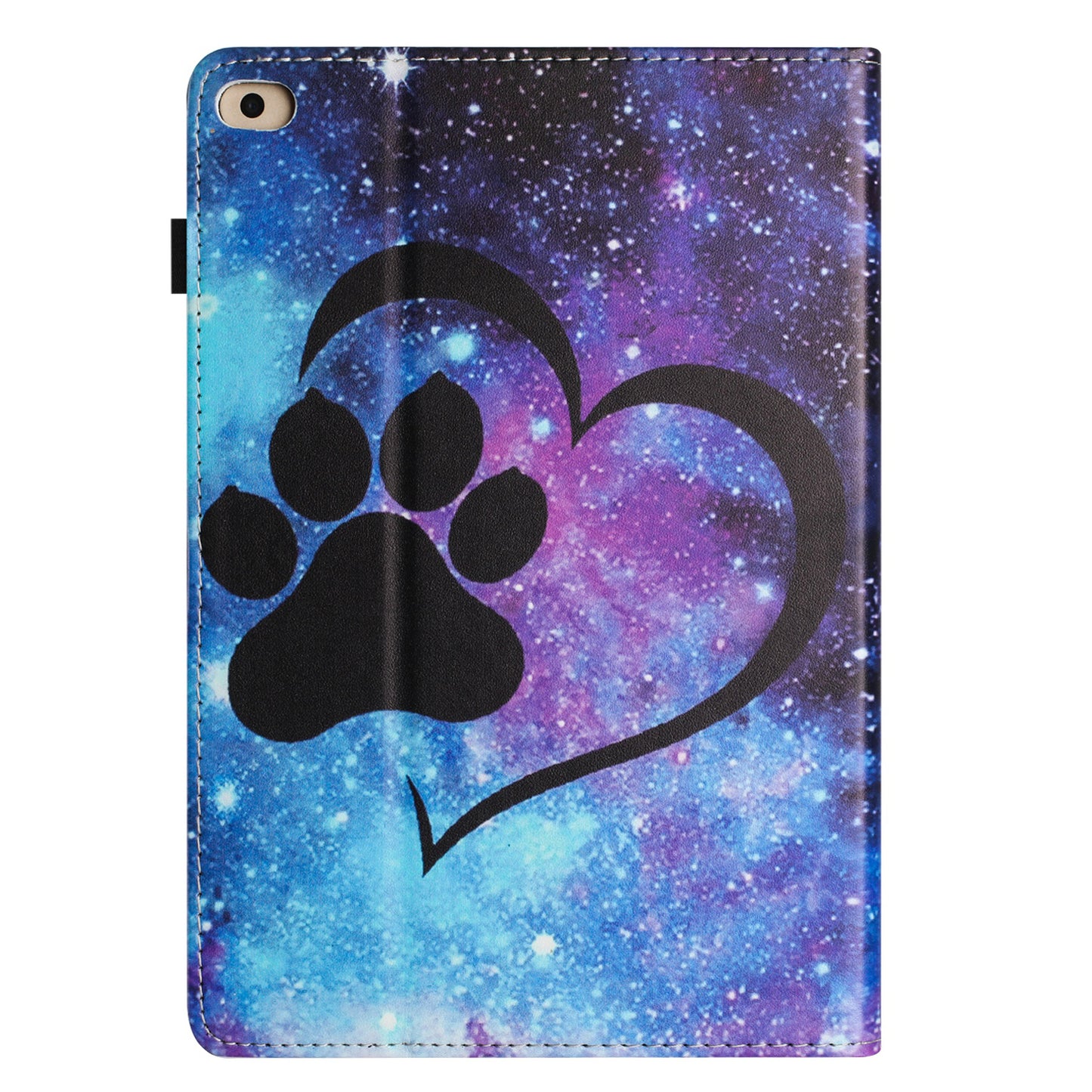 For iPad Air (2013) / Air 2 / 9.7-inch (2017) / (2018) Anti-Drop PU Leather Tablet Stand Case Pattern Printing Cover Card Holder