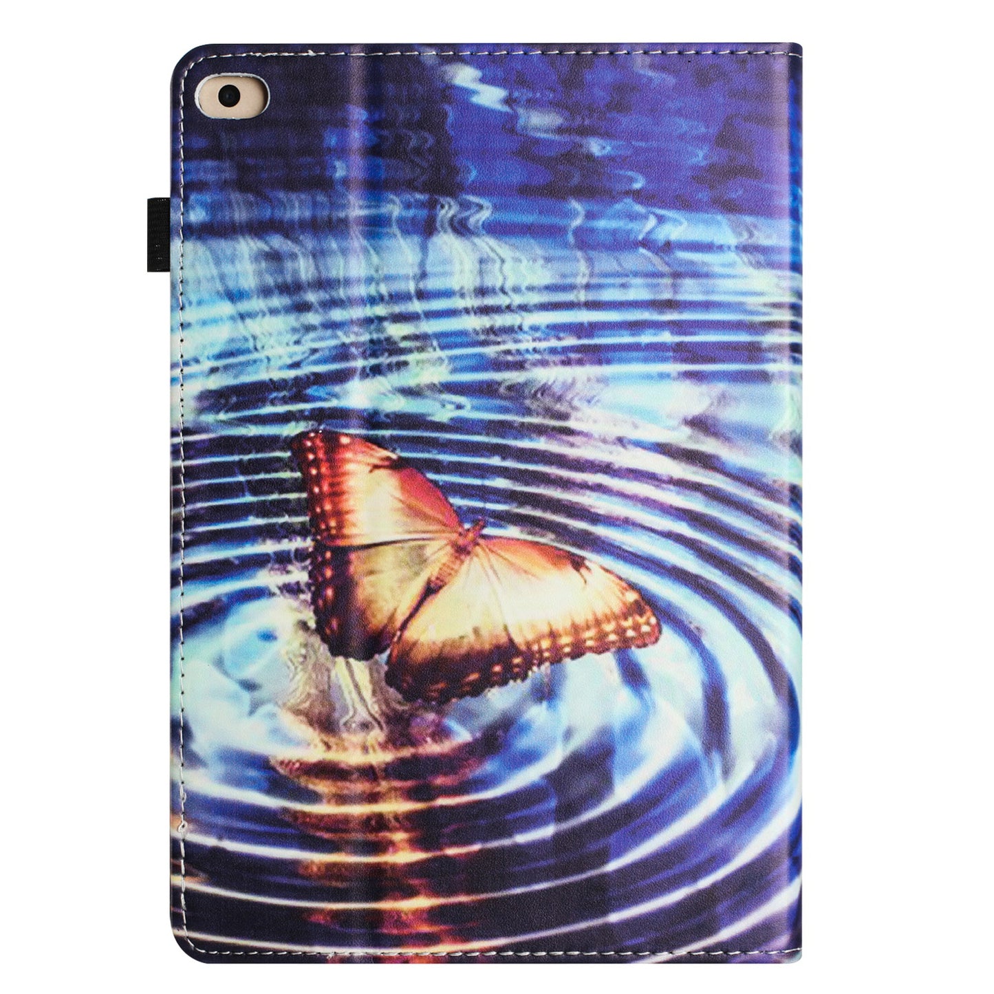For iPad Air (2013) / Air 2 / 9.7-inch (2017) / (2018) Anti-Drop PU Leather Tablet Stand Case Pattern Printing Cover Card Holder