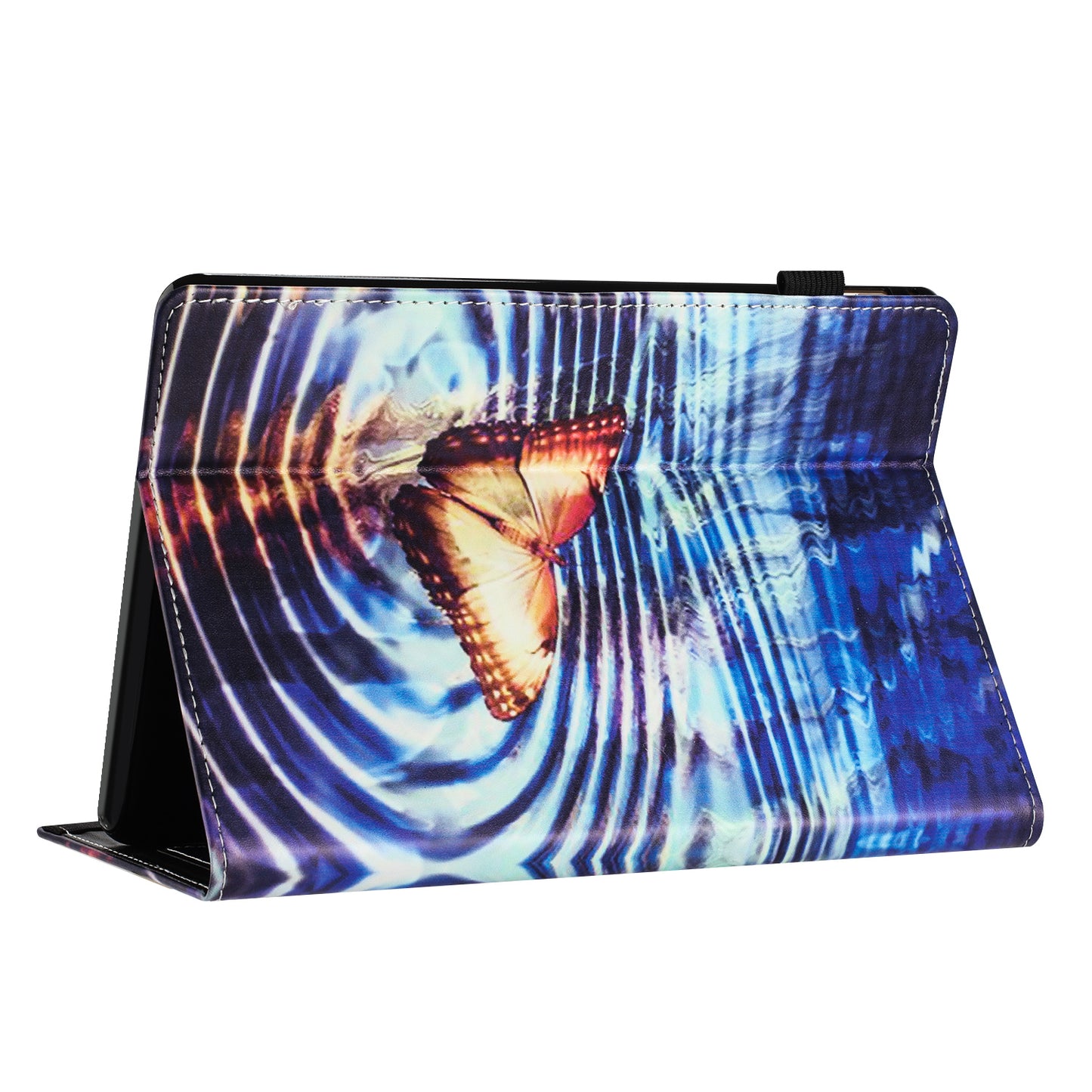 For Amazon Kindle Paperwhite 5 (2021) PU Leather Tablet Protective Case Pattern Printing Anti-drop Tablet Stand Shell
