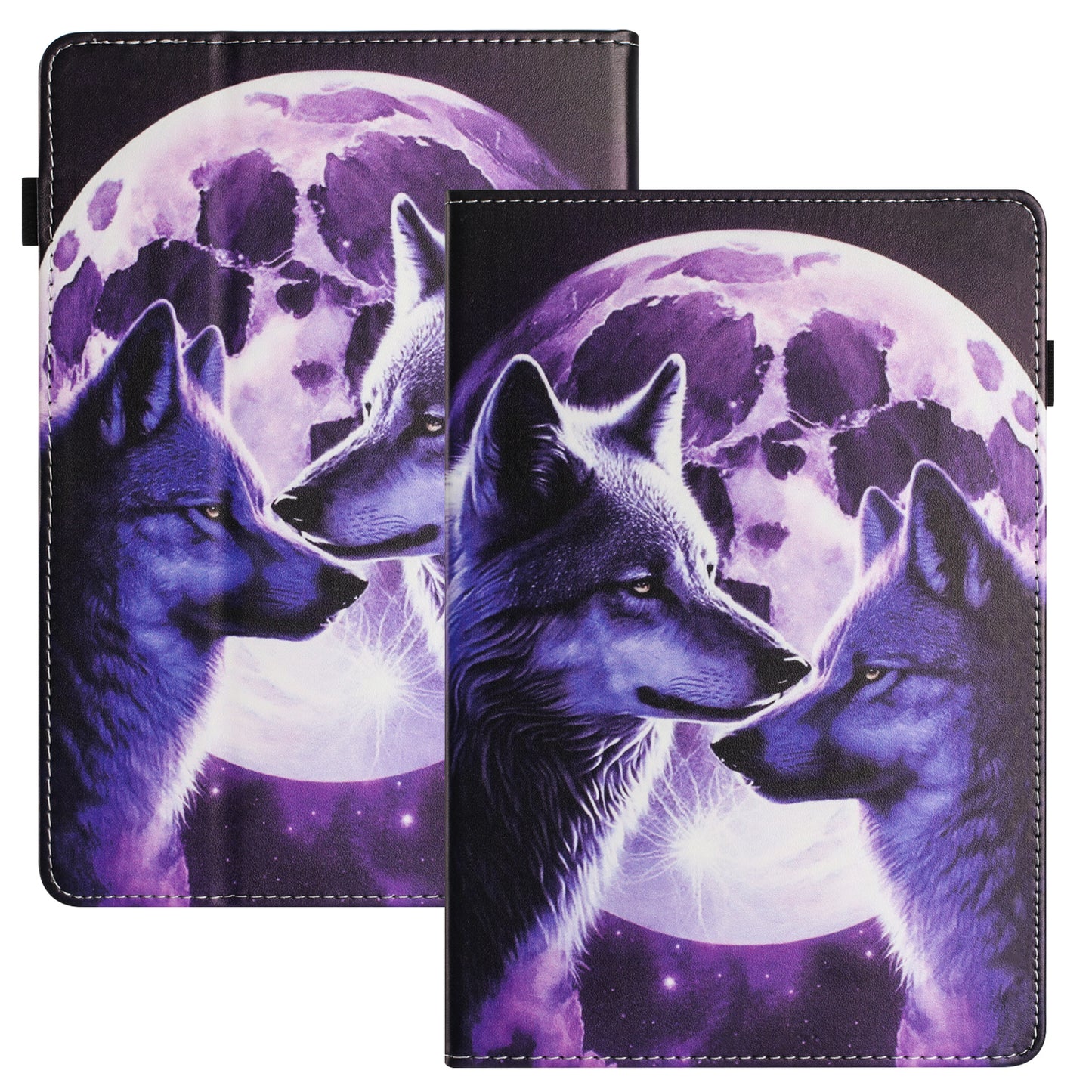 For Amazon Kindle Paperwhite 5 (2021) PU Leather Tablet Protective Case Pattern Printing Anti-drop Tablet Stand Shell