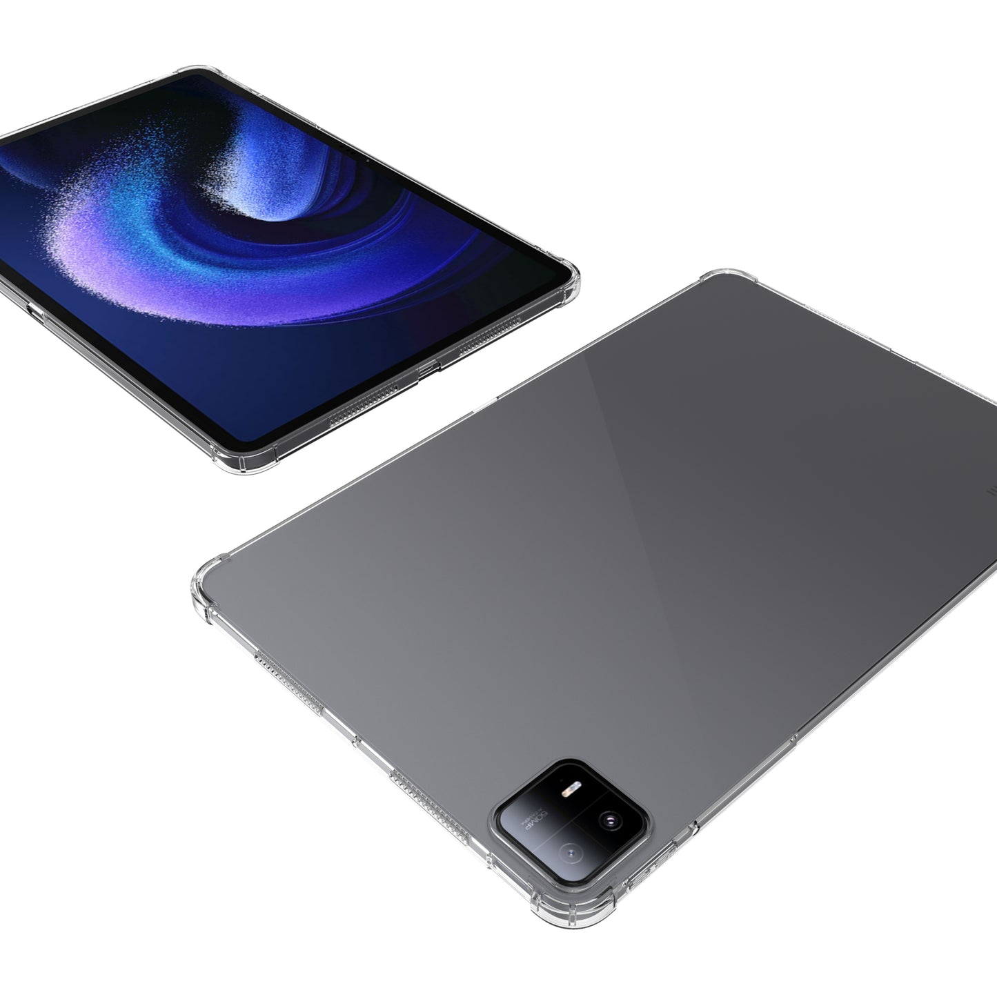 Clear Case for Xiaomi Pad 6 Max 14 , Reinforced Corners Soft TPU Protective Cover