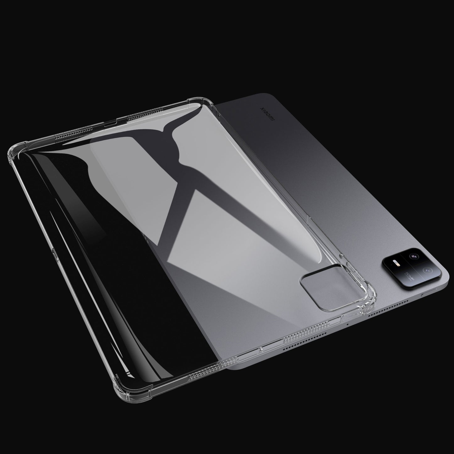 Clear Case for Xiaomi Pad 6 Max 14 , Reinforced Corners Soft TPU Protective Cover